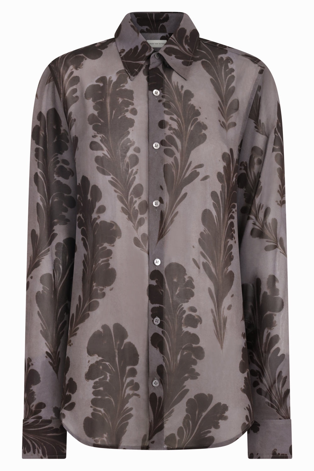 CELDON FLORAL PRINT SHIRT | GREY/BROWN - 1