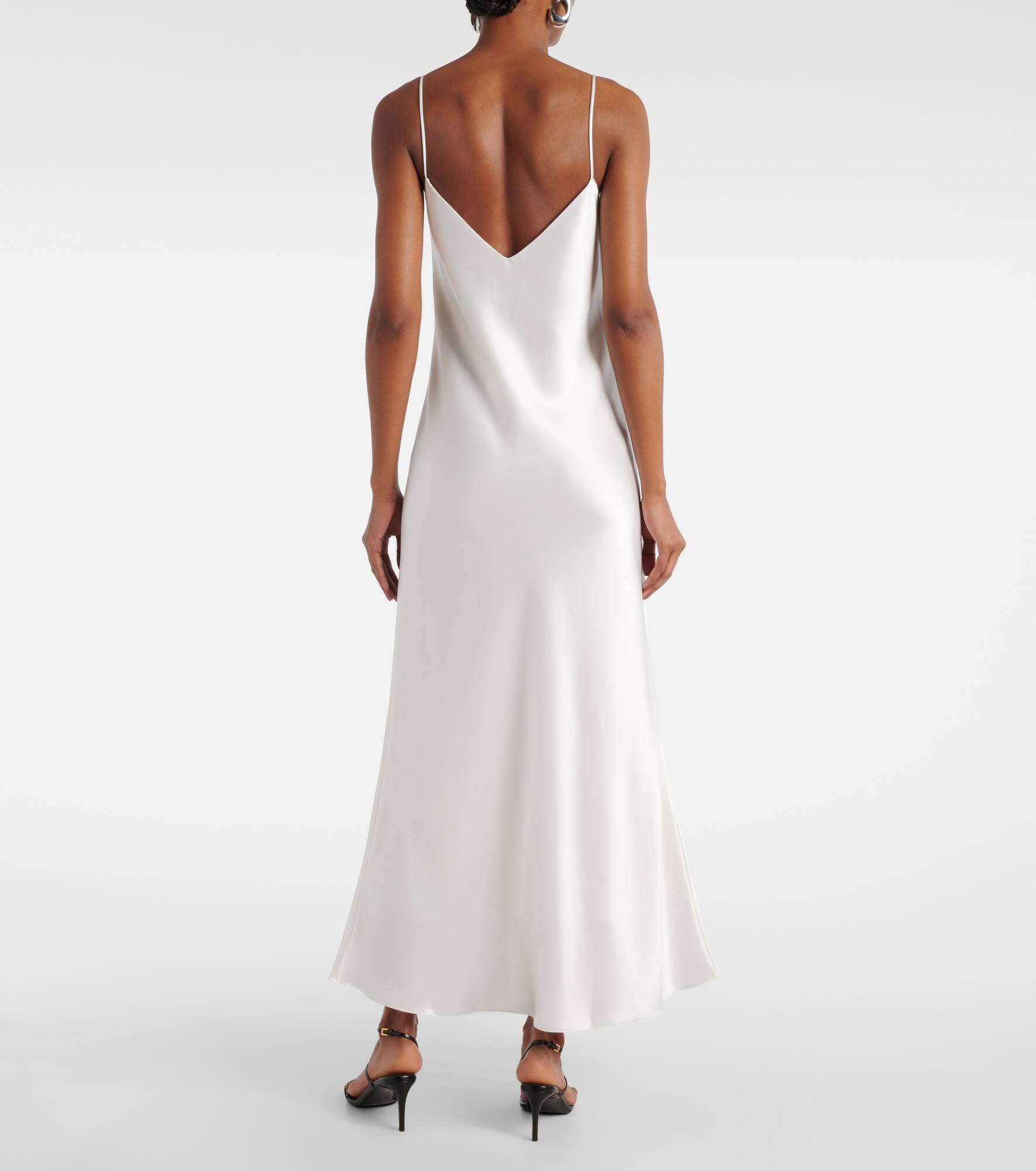 Satin slip dress - 3