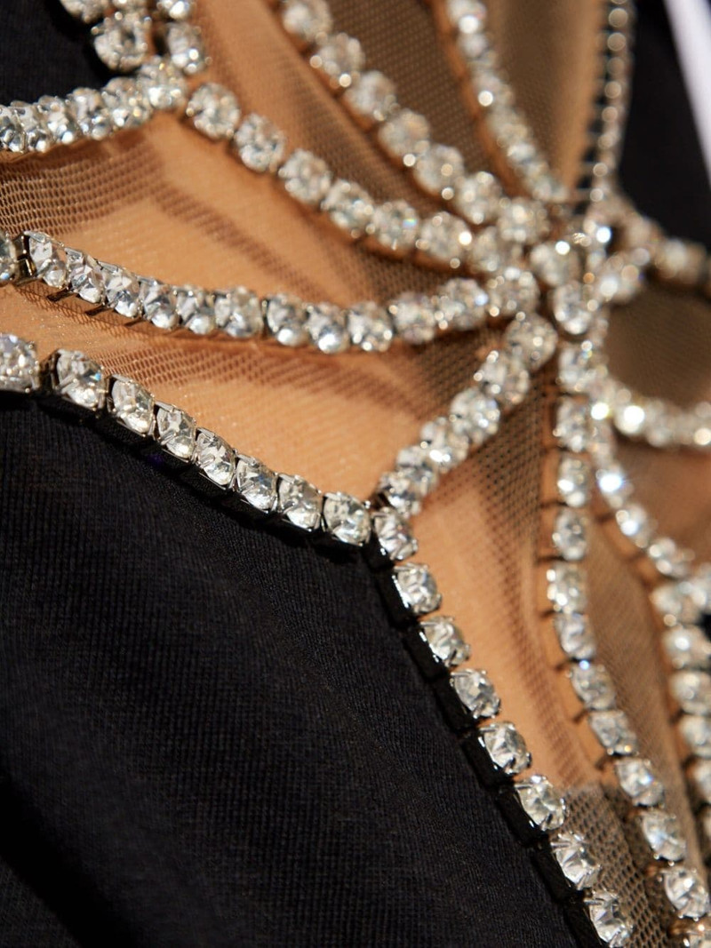 crystal-embellished cotton T-shirt 5