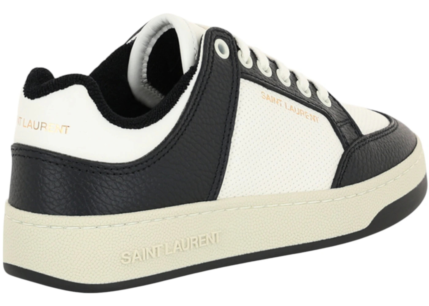 Saint Laurent SL/61 Perforated Leather White (Women's) - 3