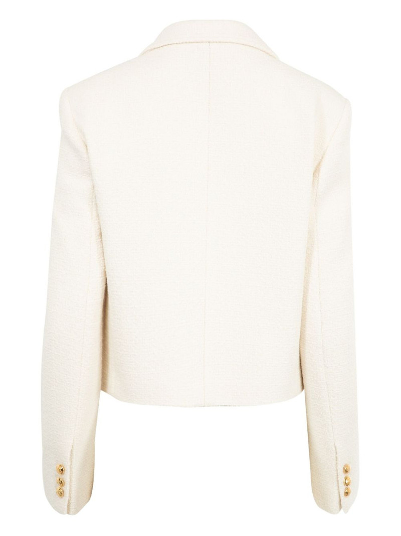 NILI LOTAN Soren gold-button tweed jacket outlook