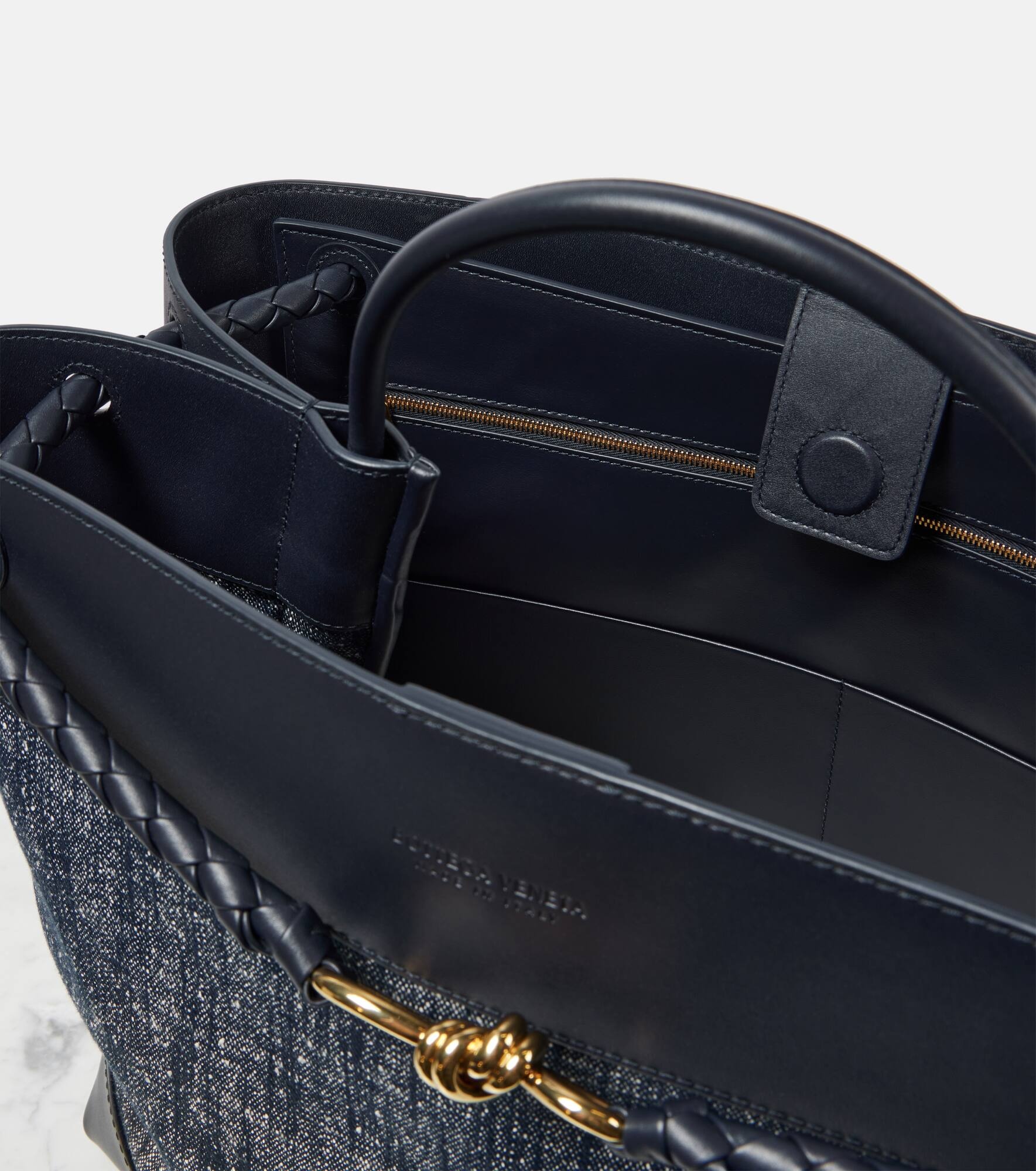 Andiamo Large denim tote bag - 3