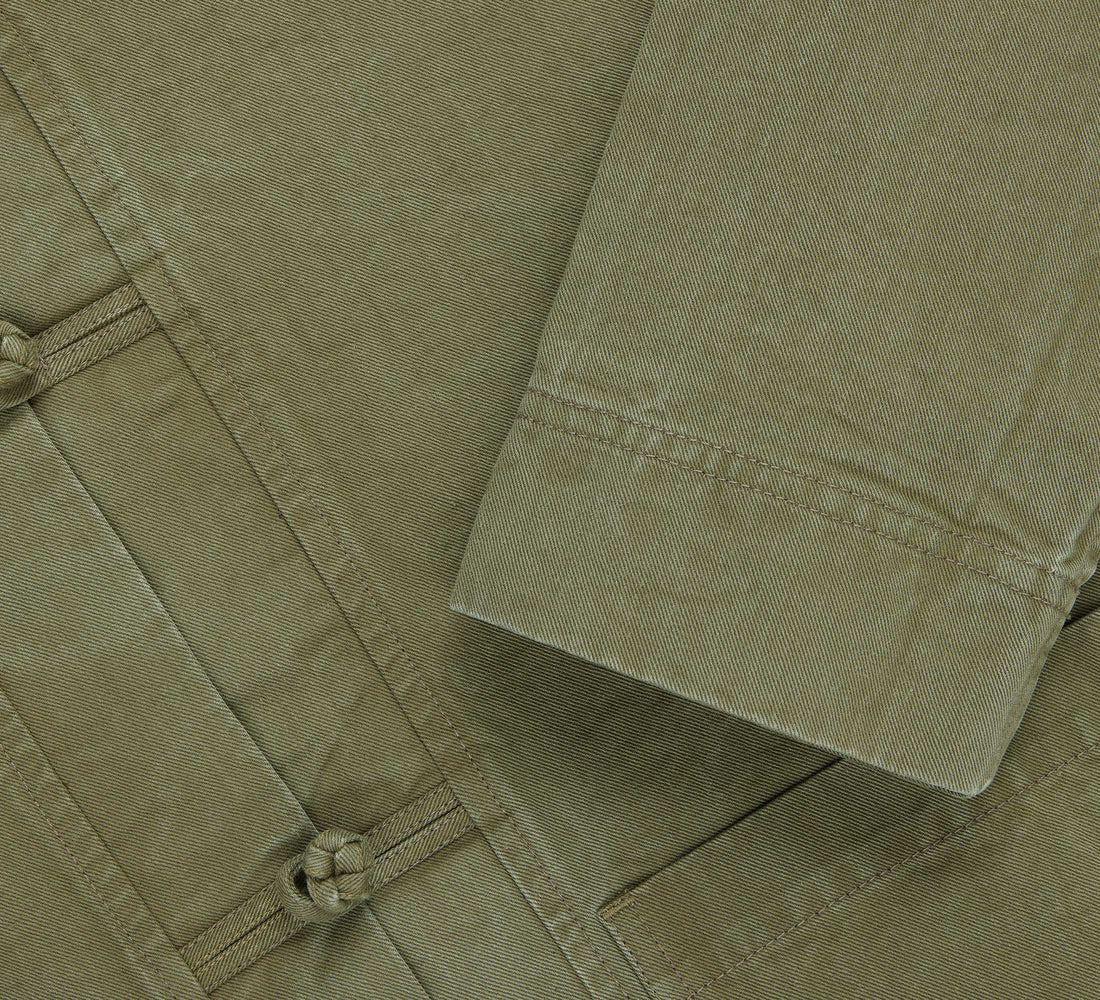Kung Fu Jacket - Olive Twill - 4