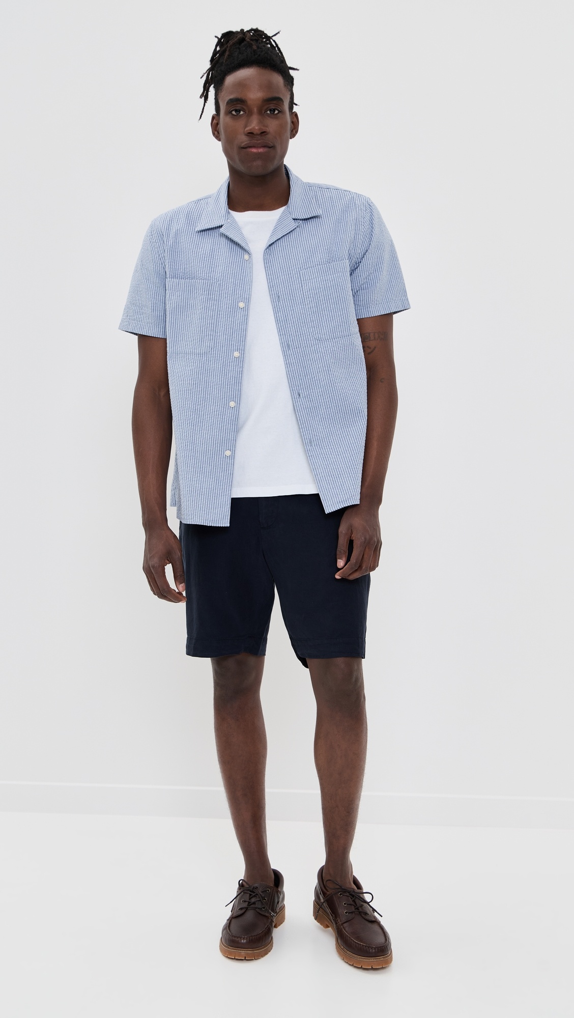 Seersucker Camp Shirt - 4