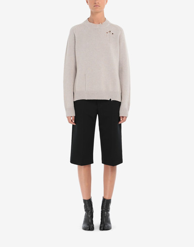 Maison Margiela Destroyed wool sweater outlook