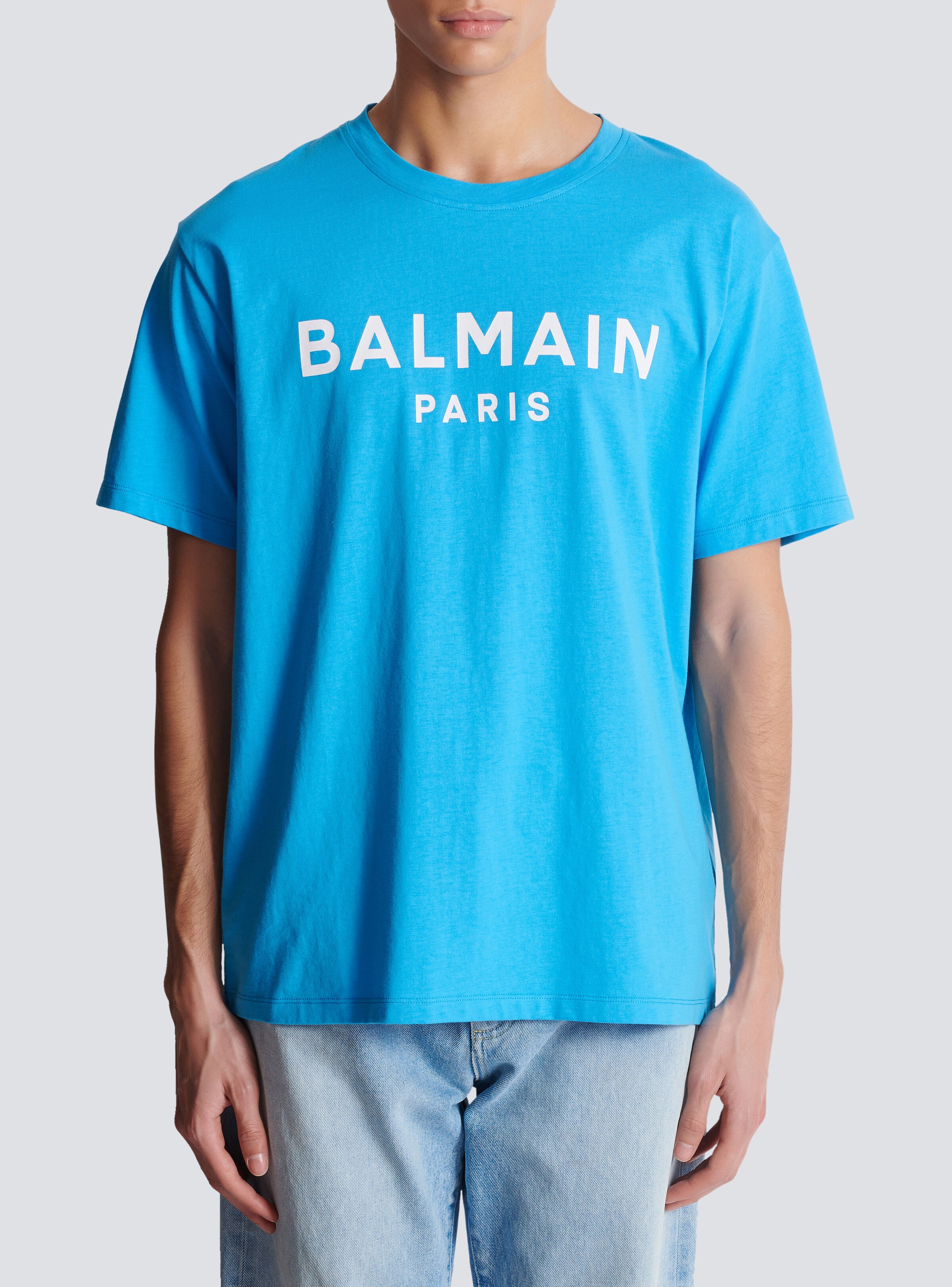 Straight-cut Balmain printed T-shirt - 5