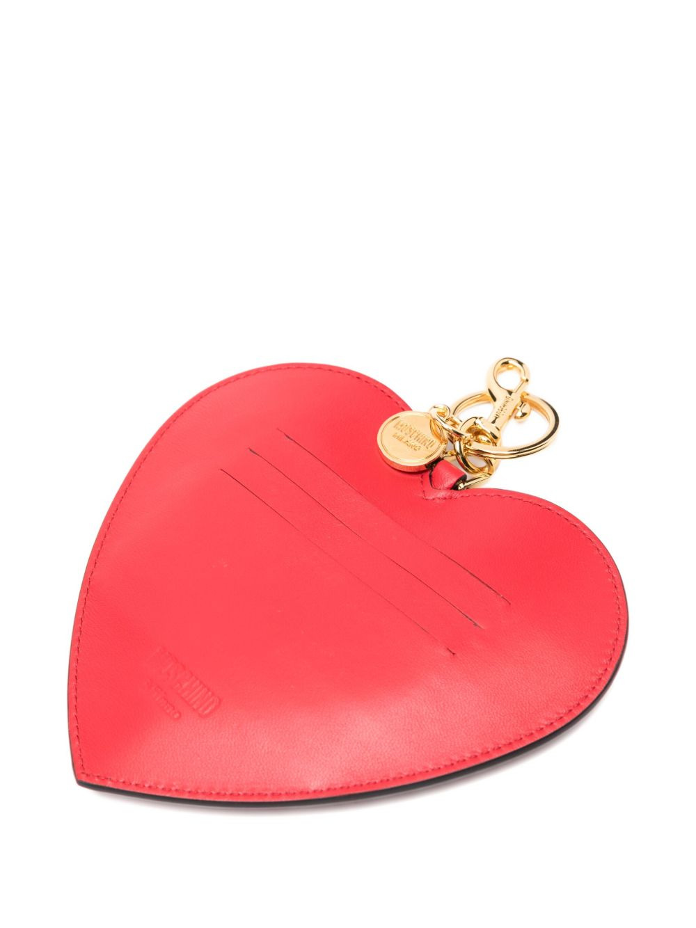 heart sheepskin keyring - 2