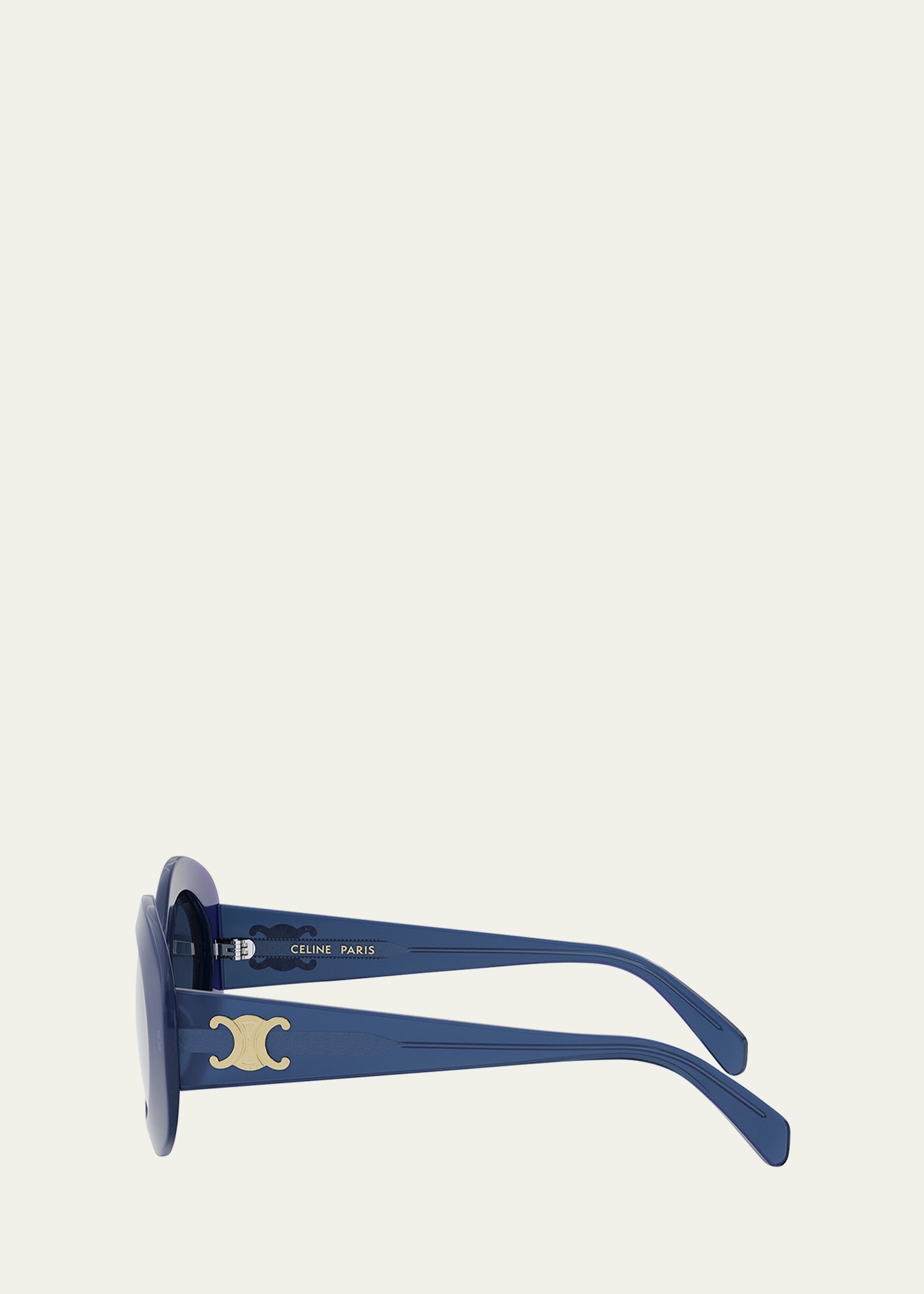 Triomphe Round Acetate Sunglasses - 3