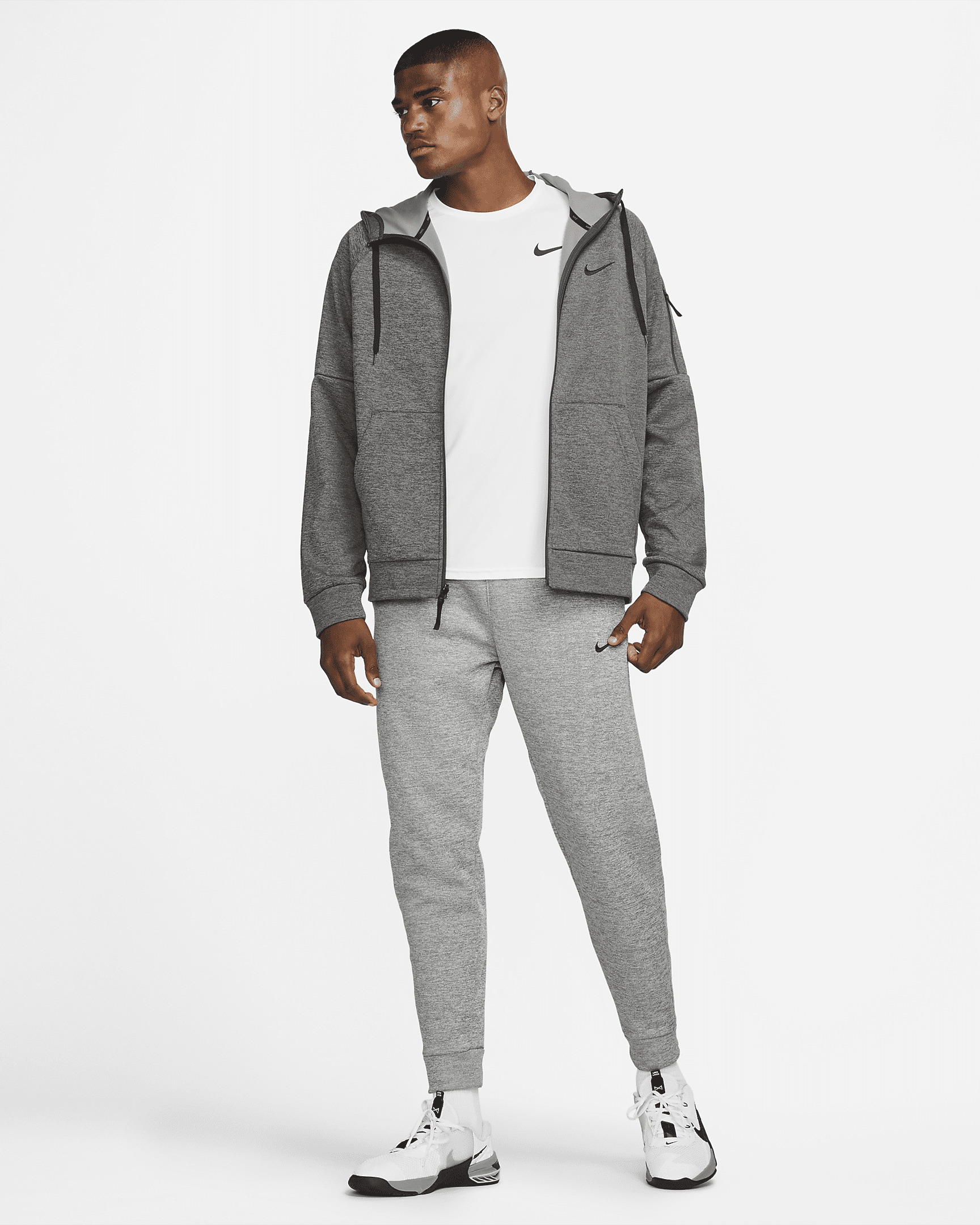 Nike Therma Men's Therma-FIT Full-Zip Fitness Top - 7