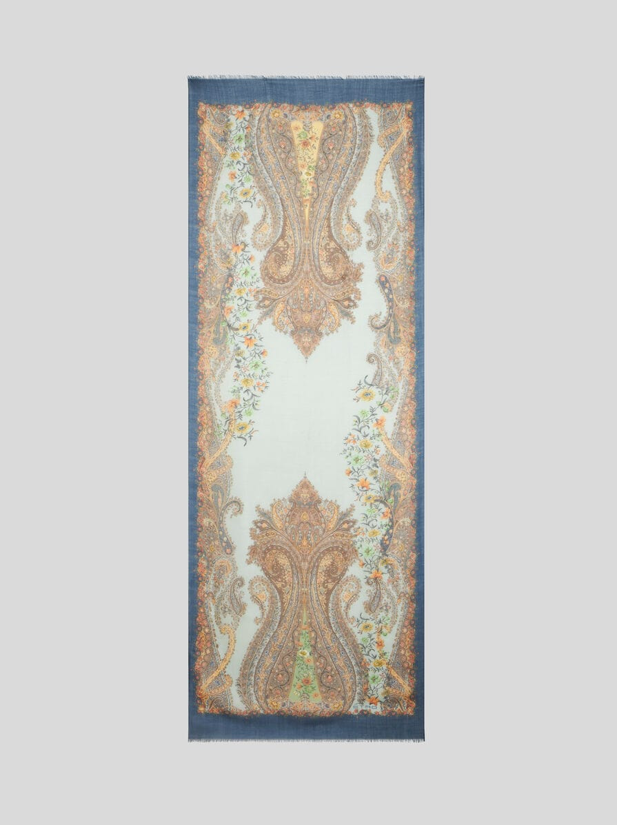 PRINTED CASHMERE SCARF - 2