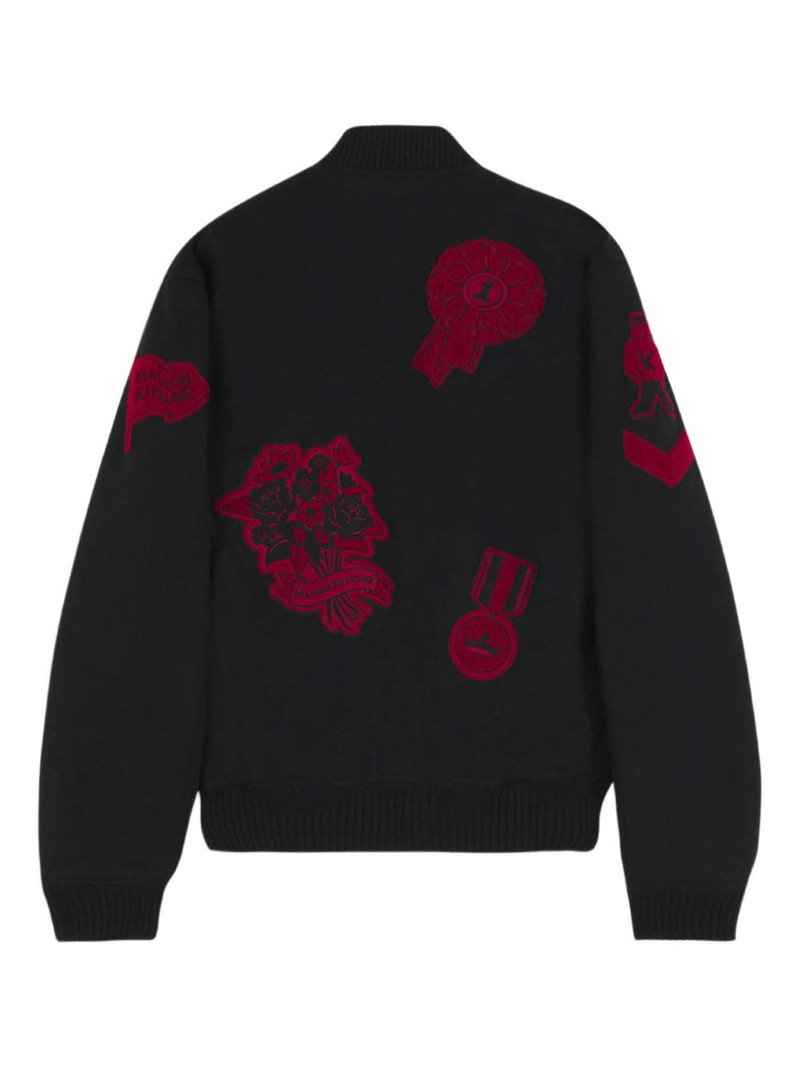 appliqué button jacket 5