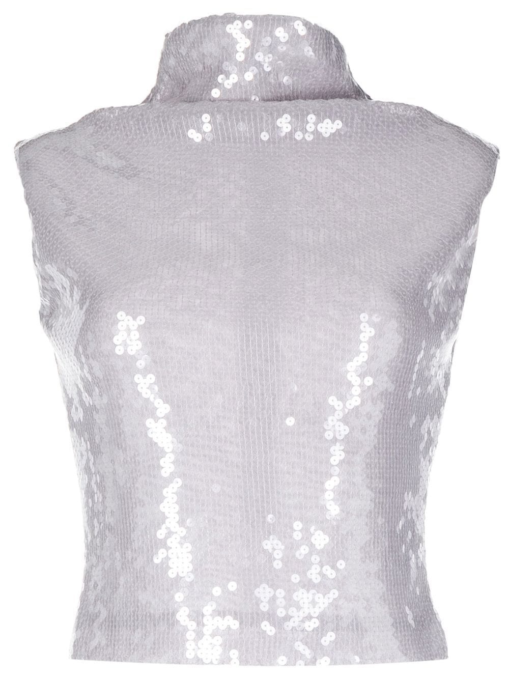 Luna sequin-embellished top - 1