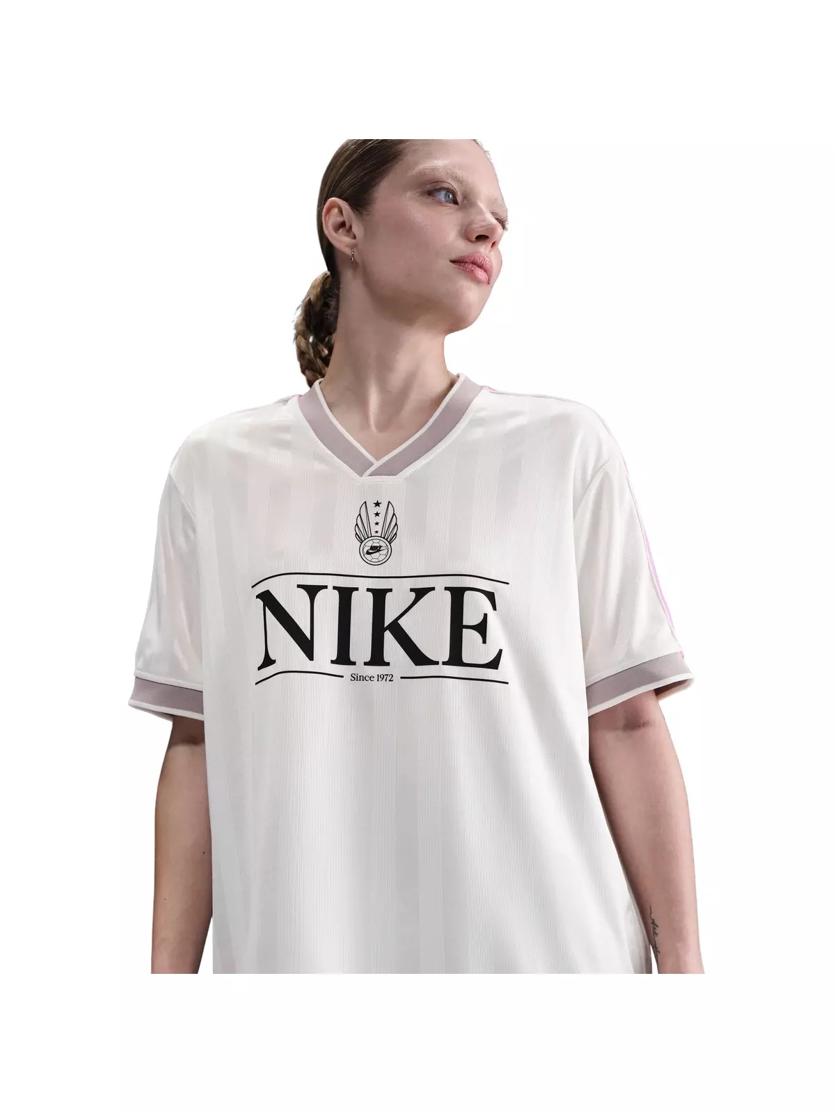 Women's Sportswear V-Neck Jersey Top - 3