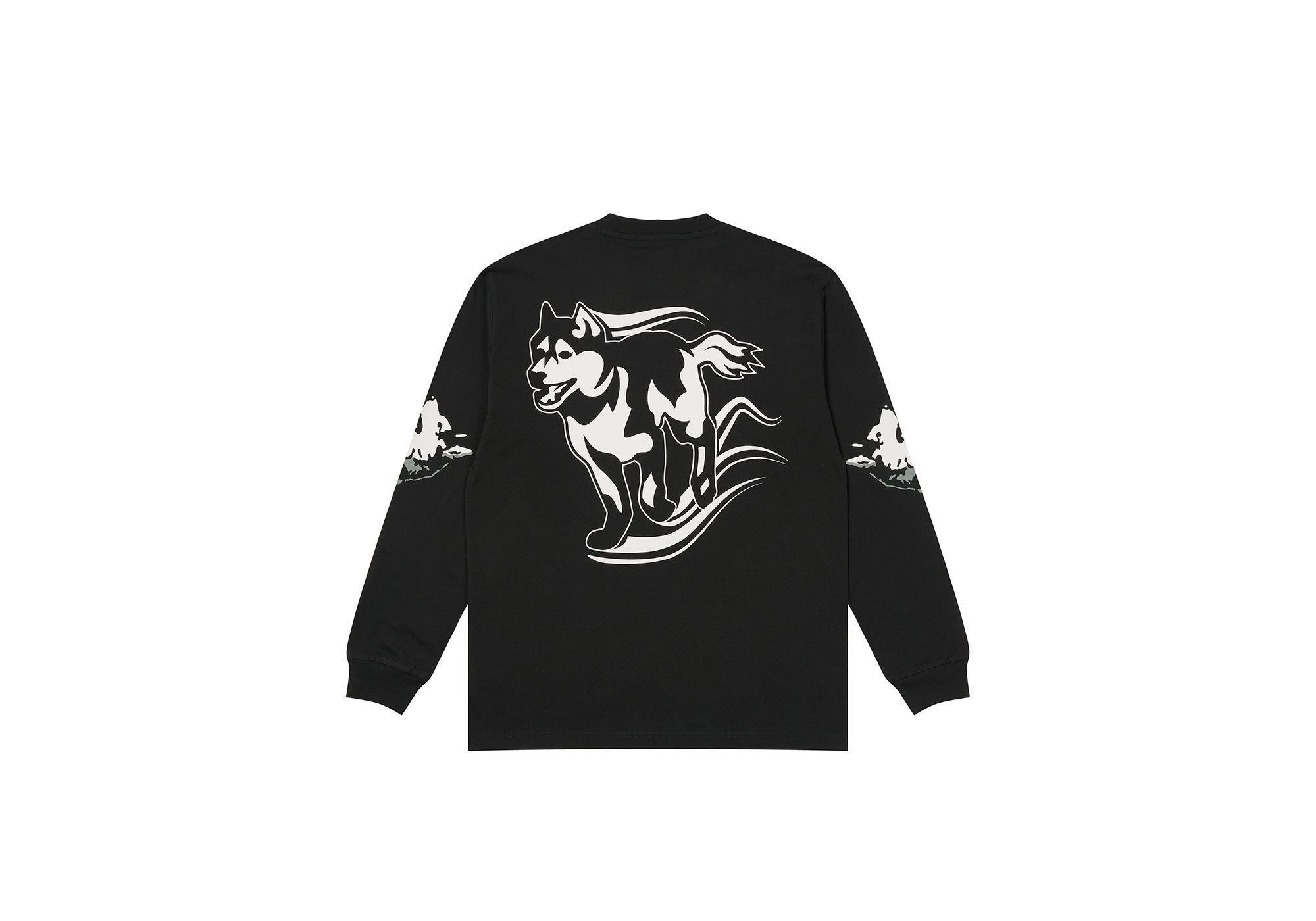 DOGS ARE CHILL LONGSLEEVE BLACK - 1