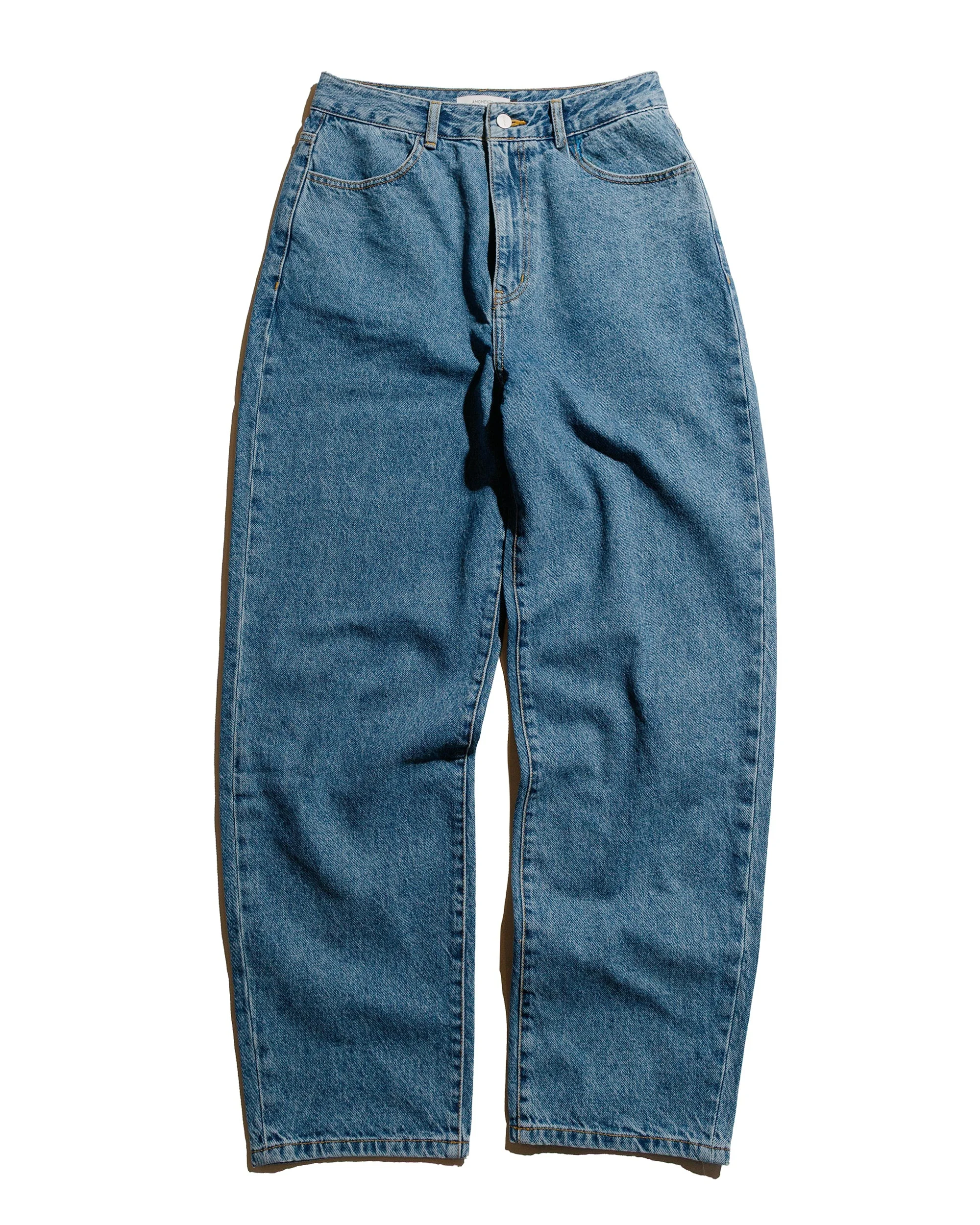 Men's Recycle Cotton Denim Mid Blue - 1