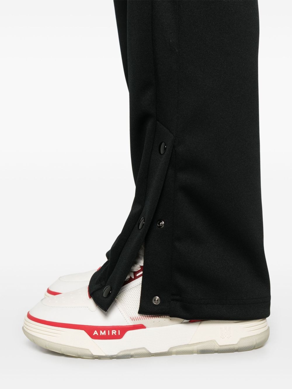 button-detail track pants - 5