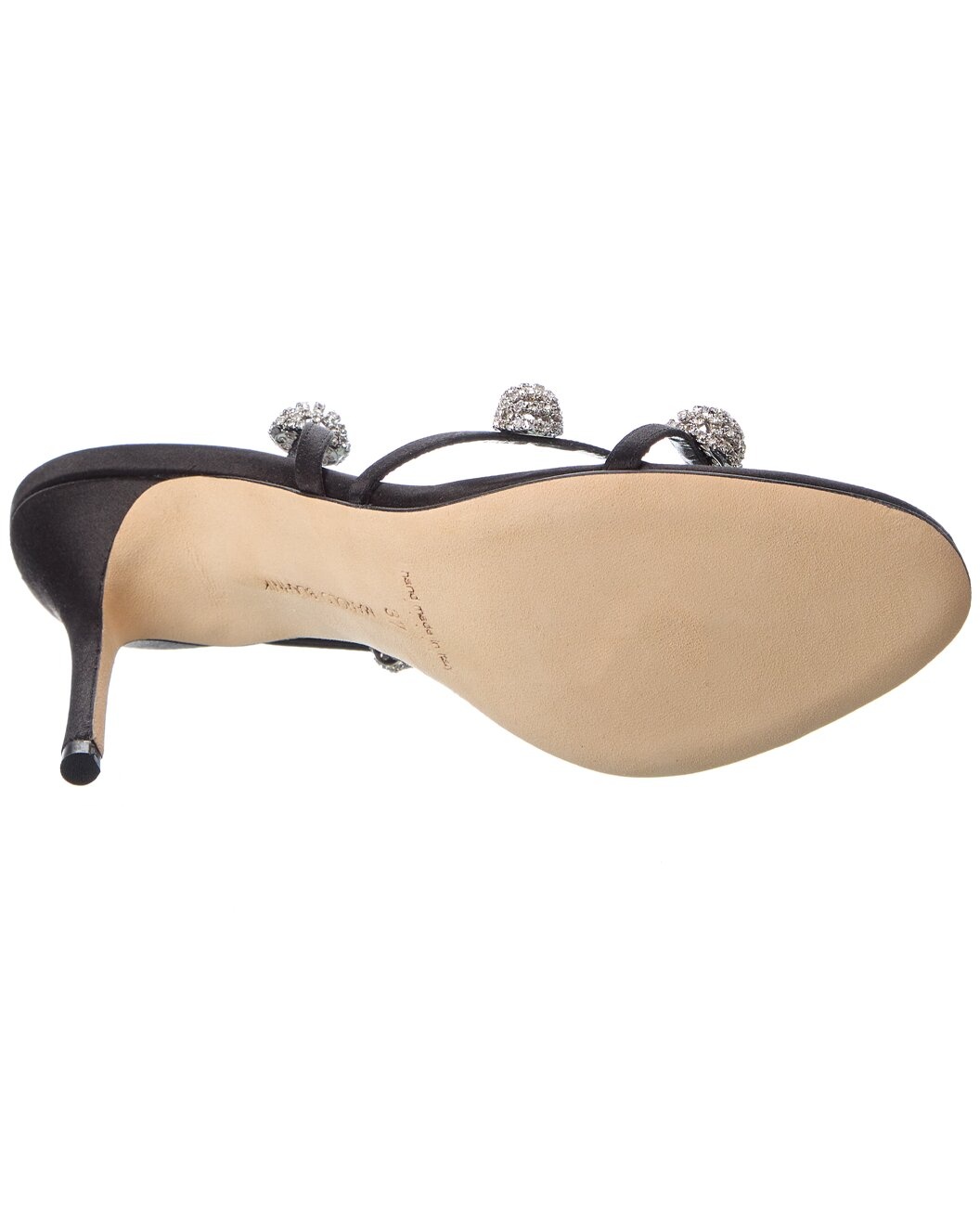 Manolo Blahnik Elsaka 90 Satin Sandal - 4