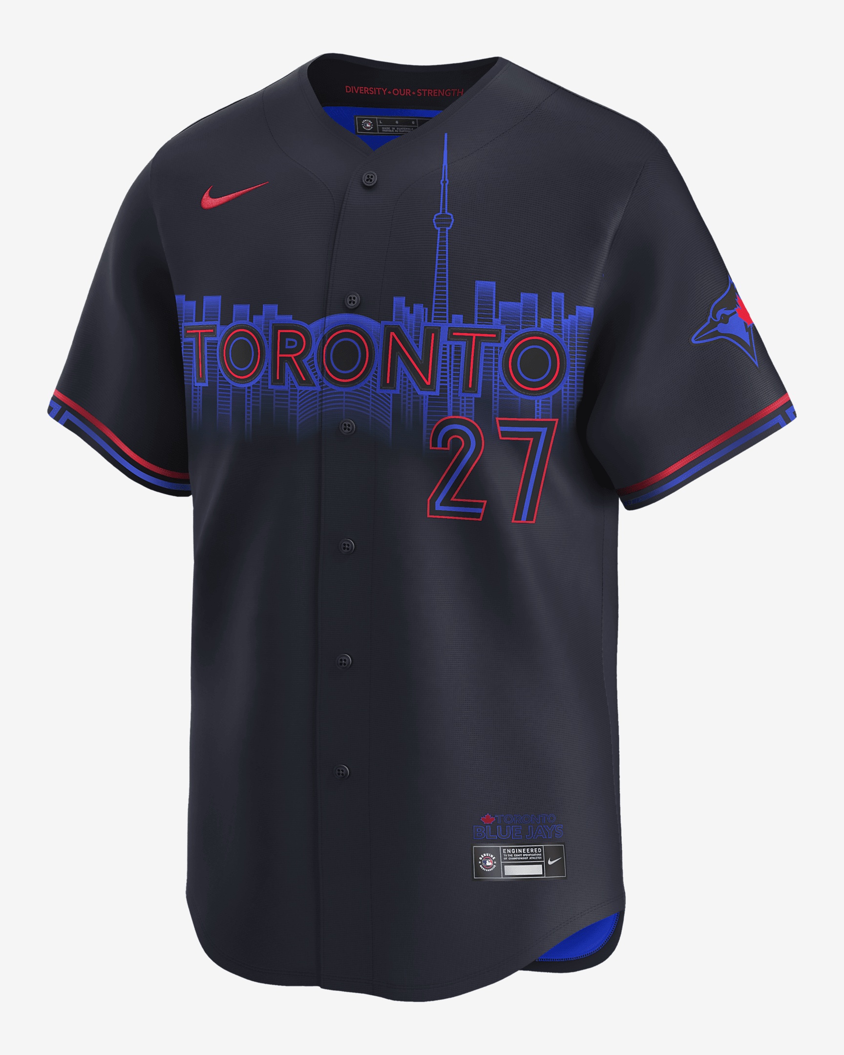 Vladimir Guerrero Jr. Toronto Blue Jays City Connect Nike Men's Dri-FIT ADV MLB Limited Jersey - 1