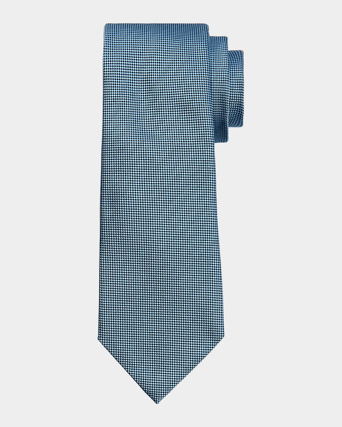 Men's Pindot Silk Tie - 1