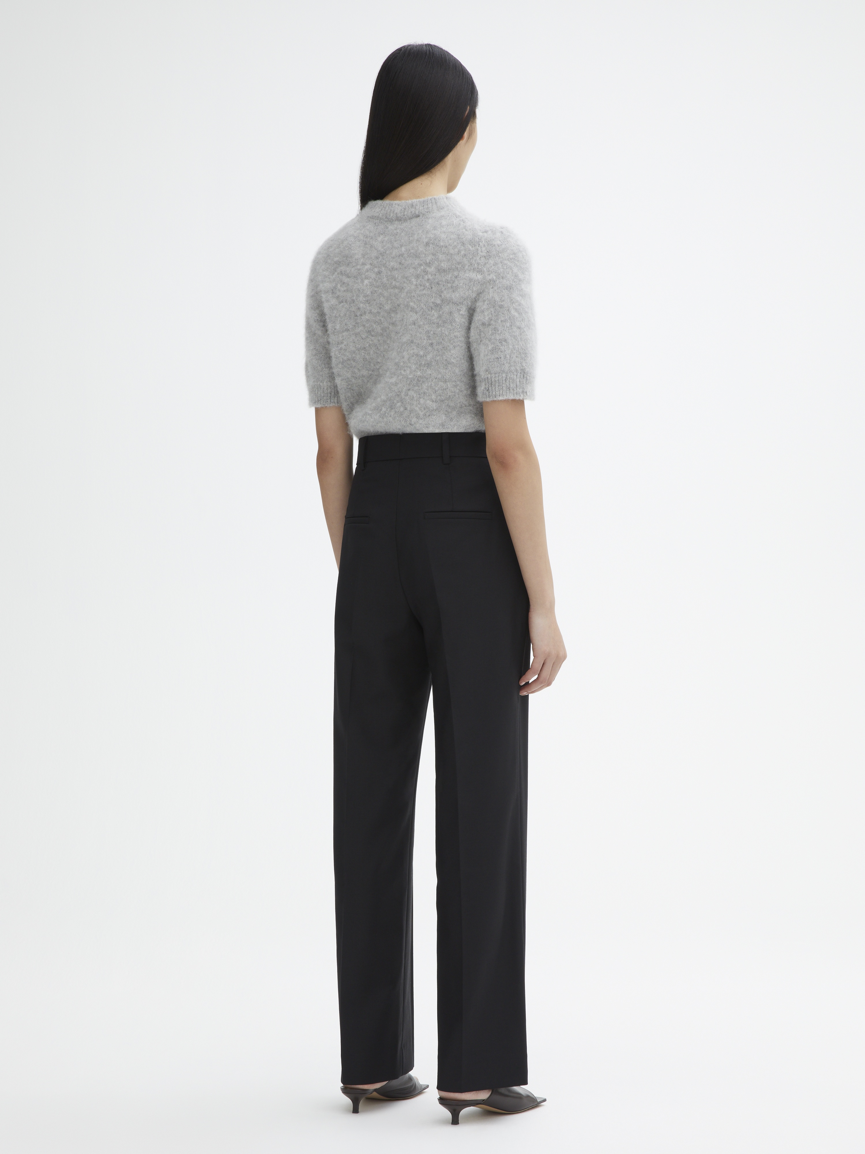 Rose Wool Trousers - 3