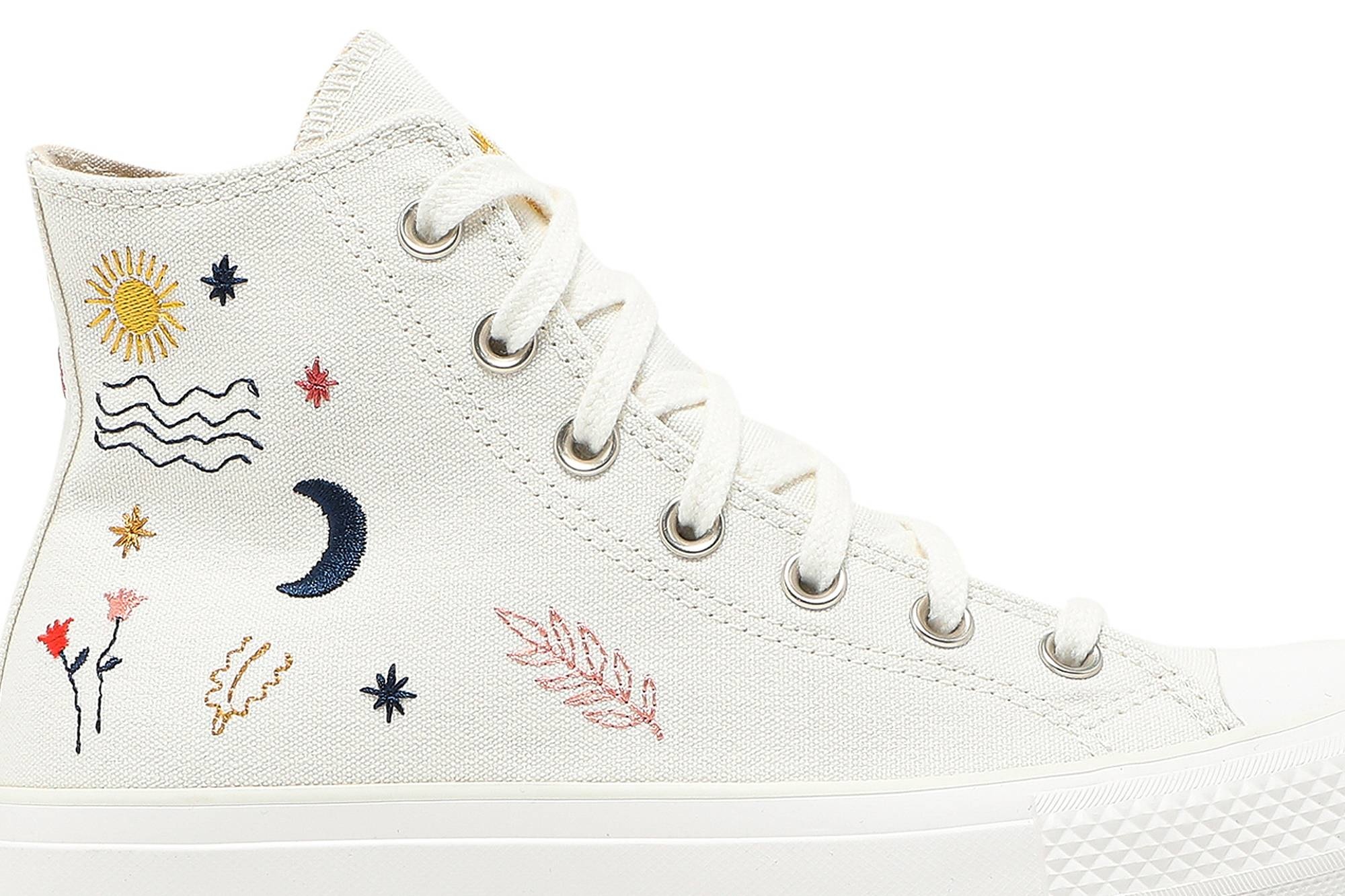 Wmns Chuck Taylor All Star Platform High 'It's Okay To Wander - Egret' - 2