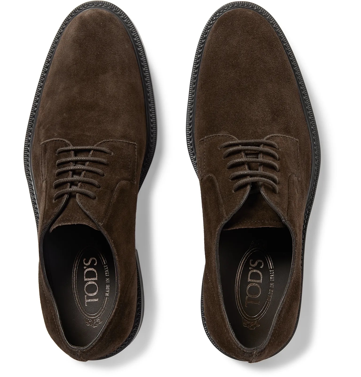 Suede Derby Shoes - 8