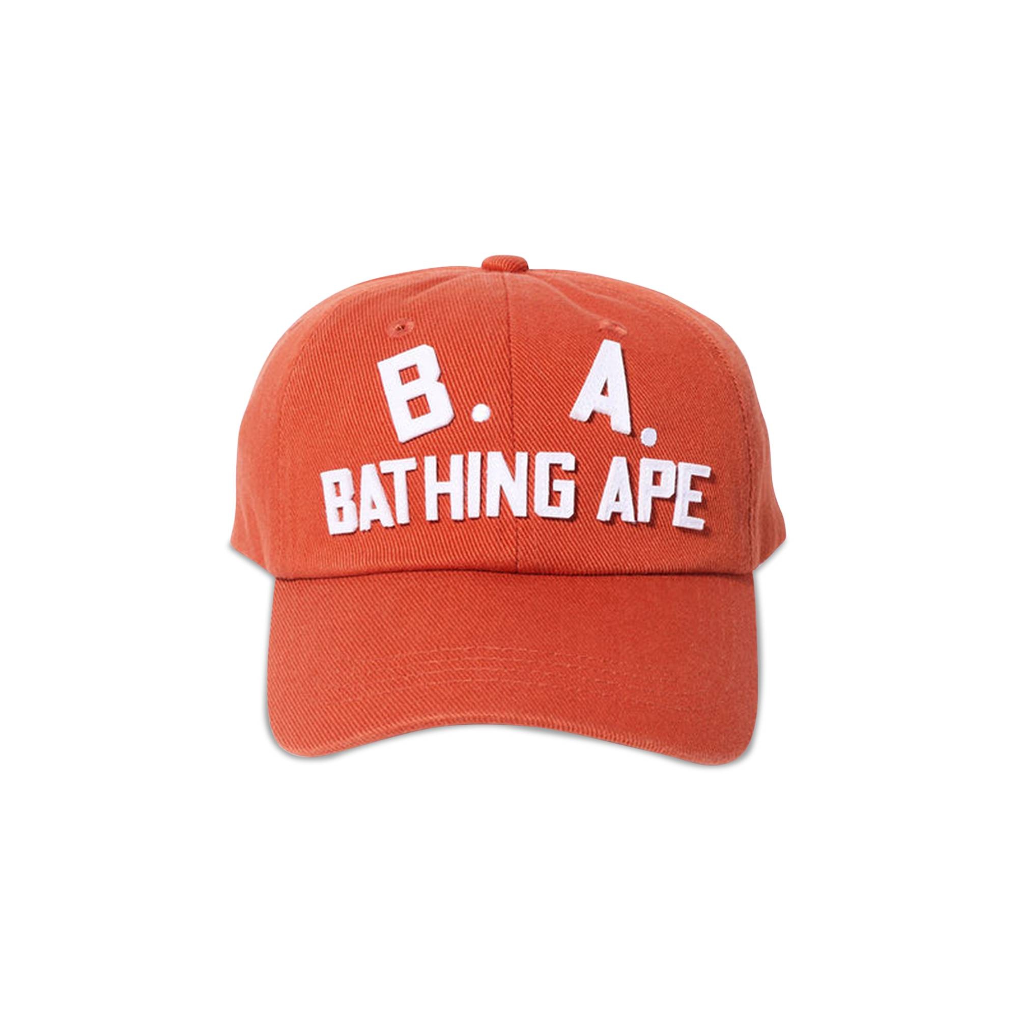BAPE B.A. Washed Twill Cap 'Orange' - 1