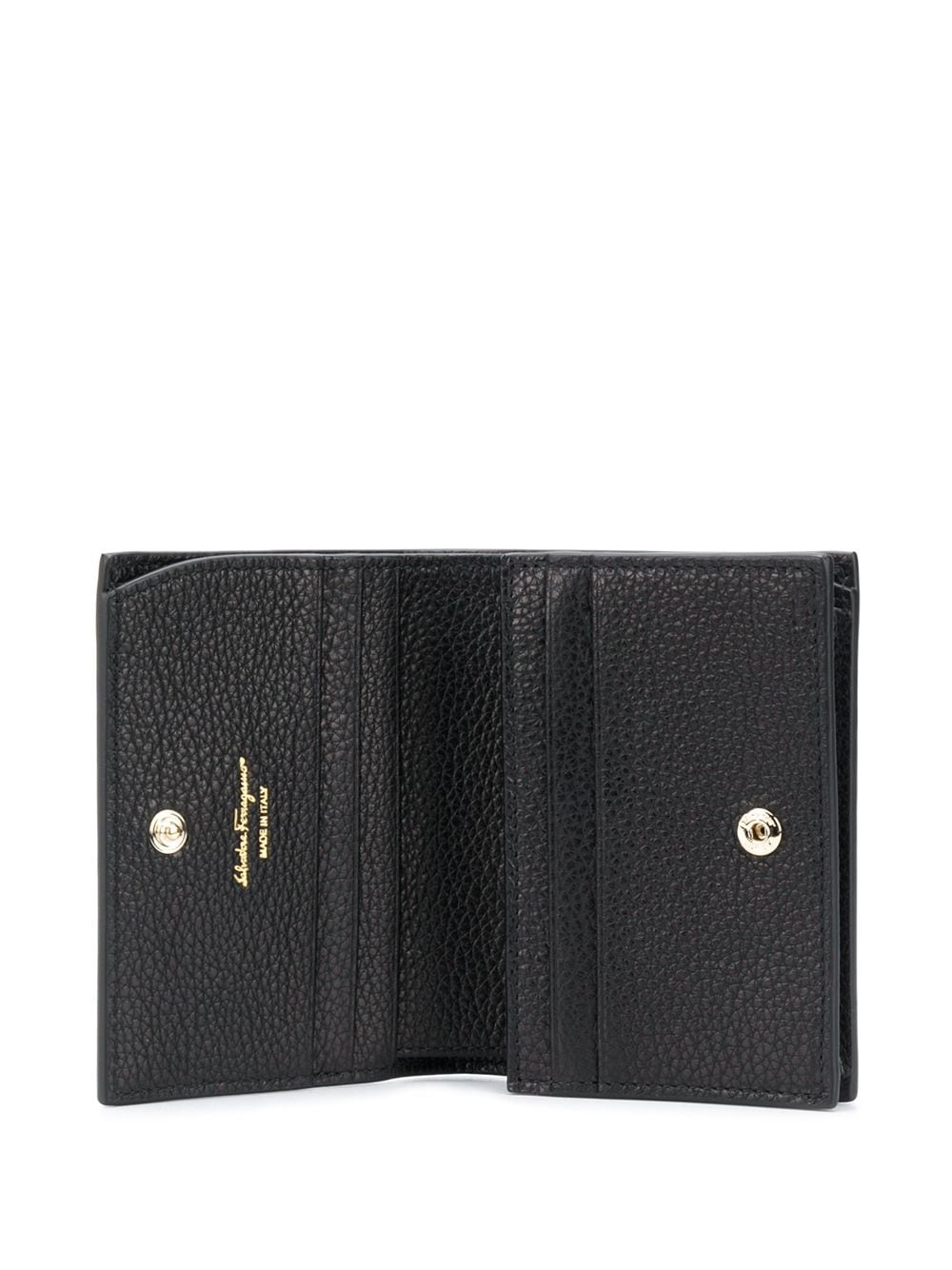 embossed Gancini motif grainy wallet - 3