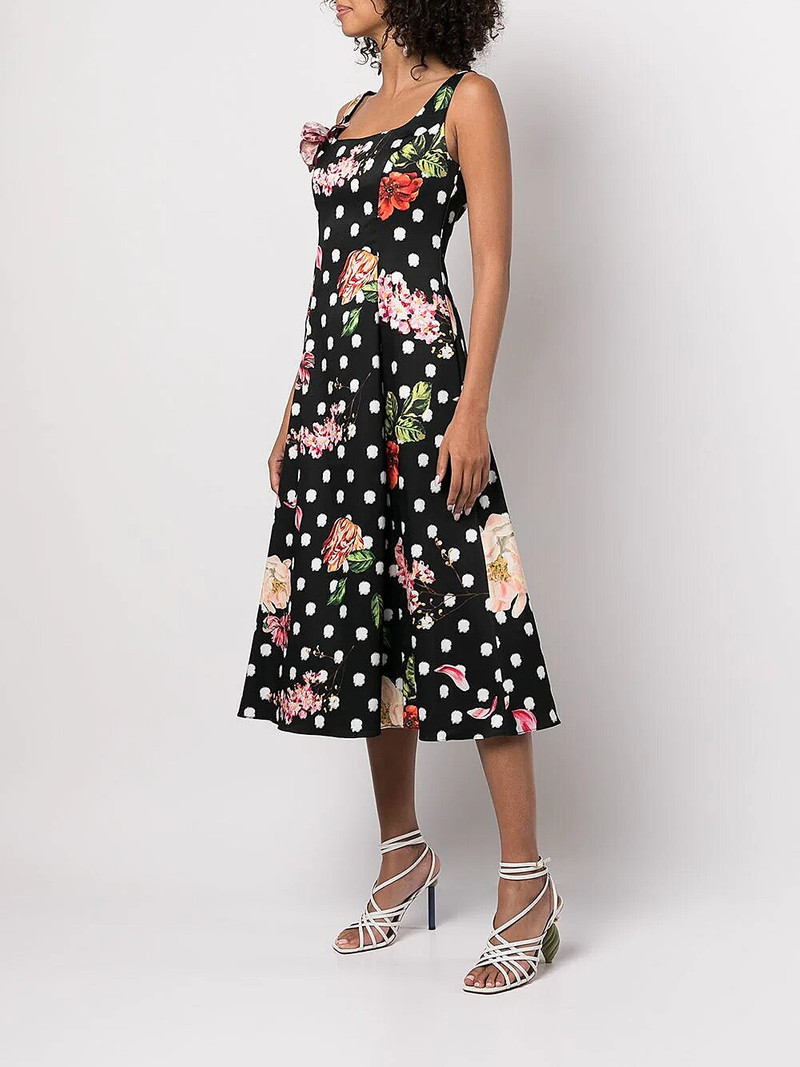 FLORAL PRINT MIDI DRESS 5