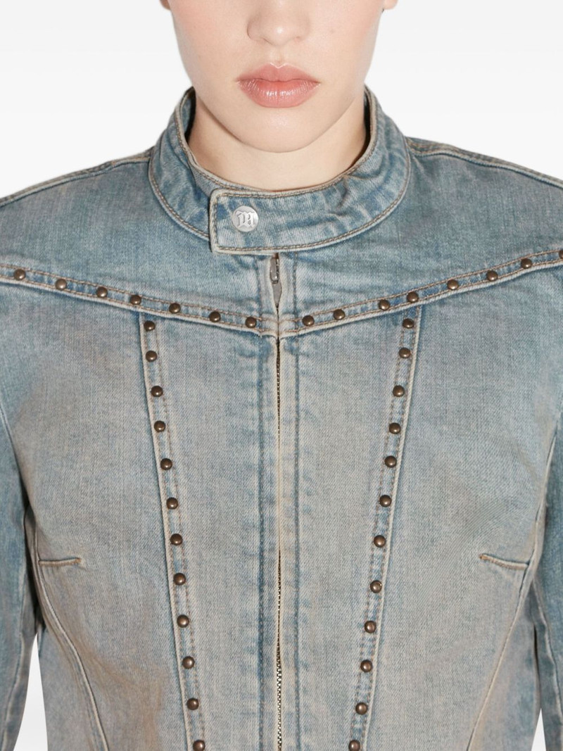 Sunset stud-embellished denim jacket 5