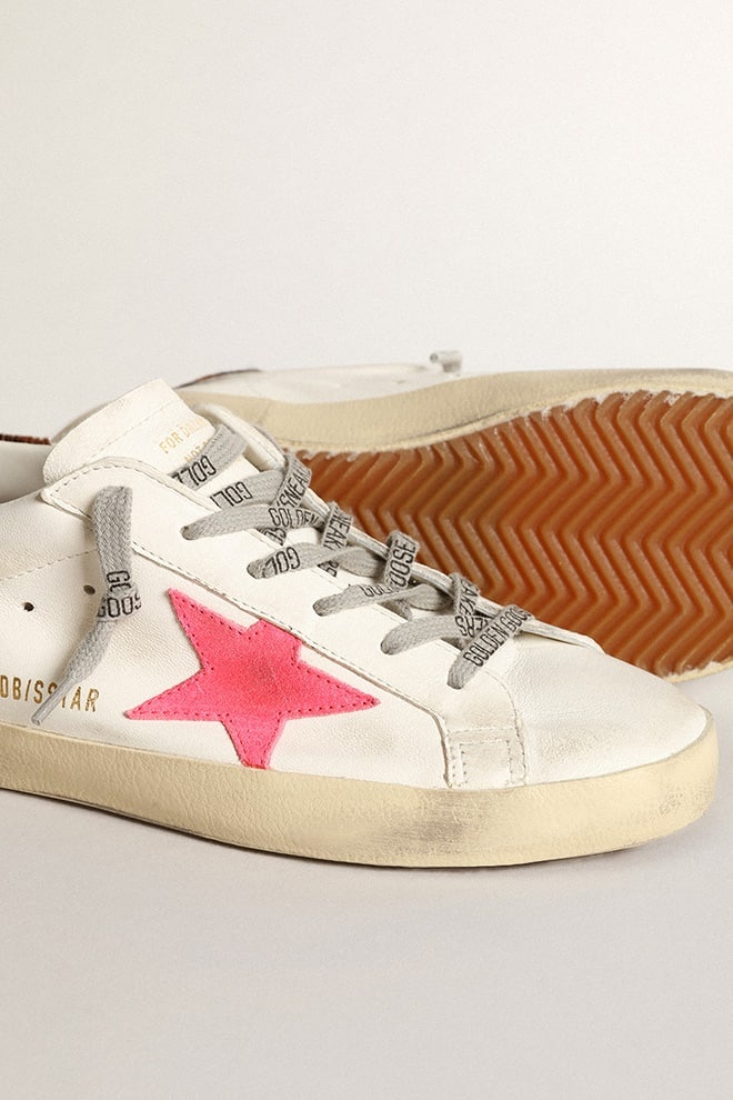 Women’s Super-Star with pink suede star and pony skin heel tab - 3