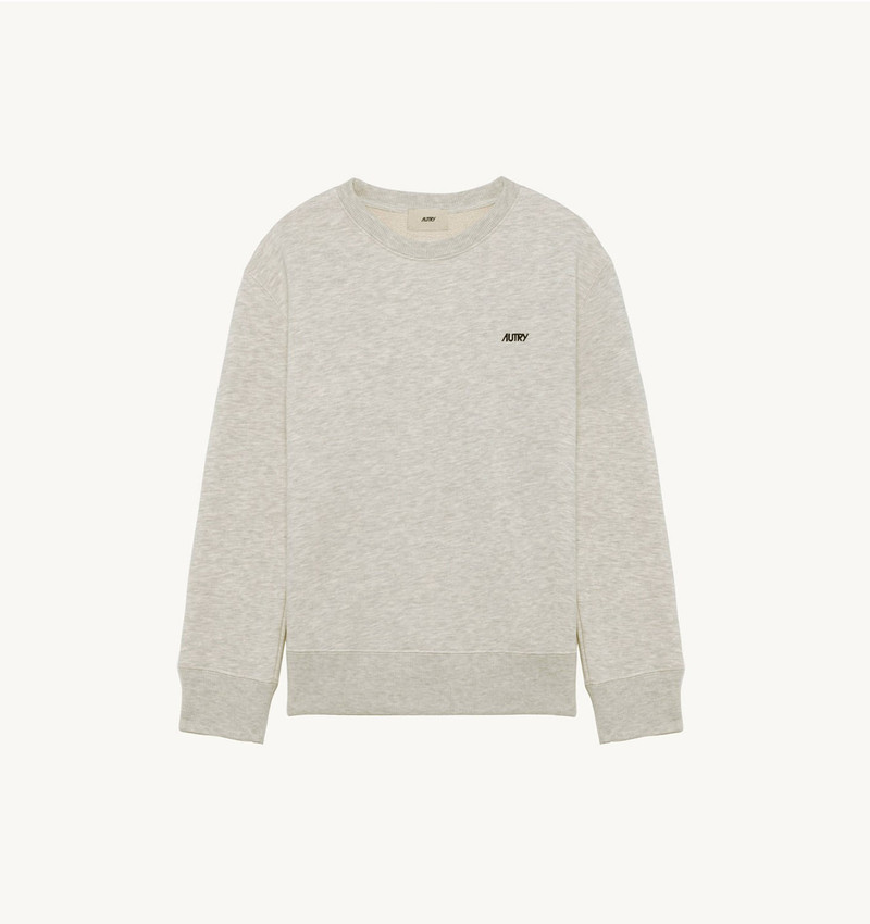 EMBROIDERED AUTRY LOGO CREWNECK SWEATSHIRT WOMAN 1