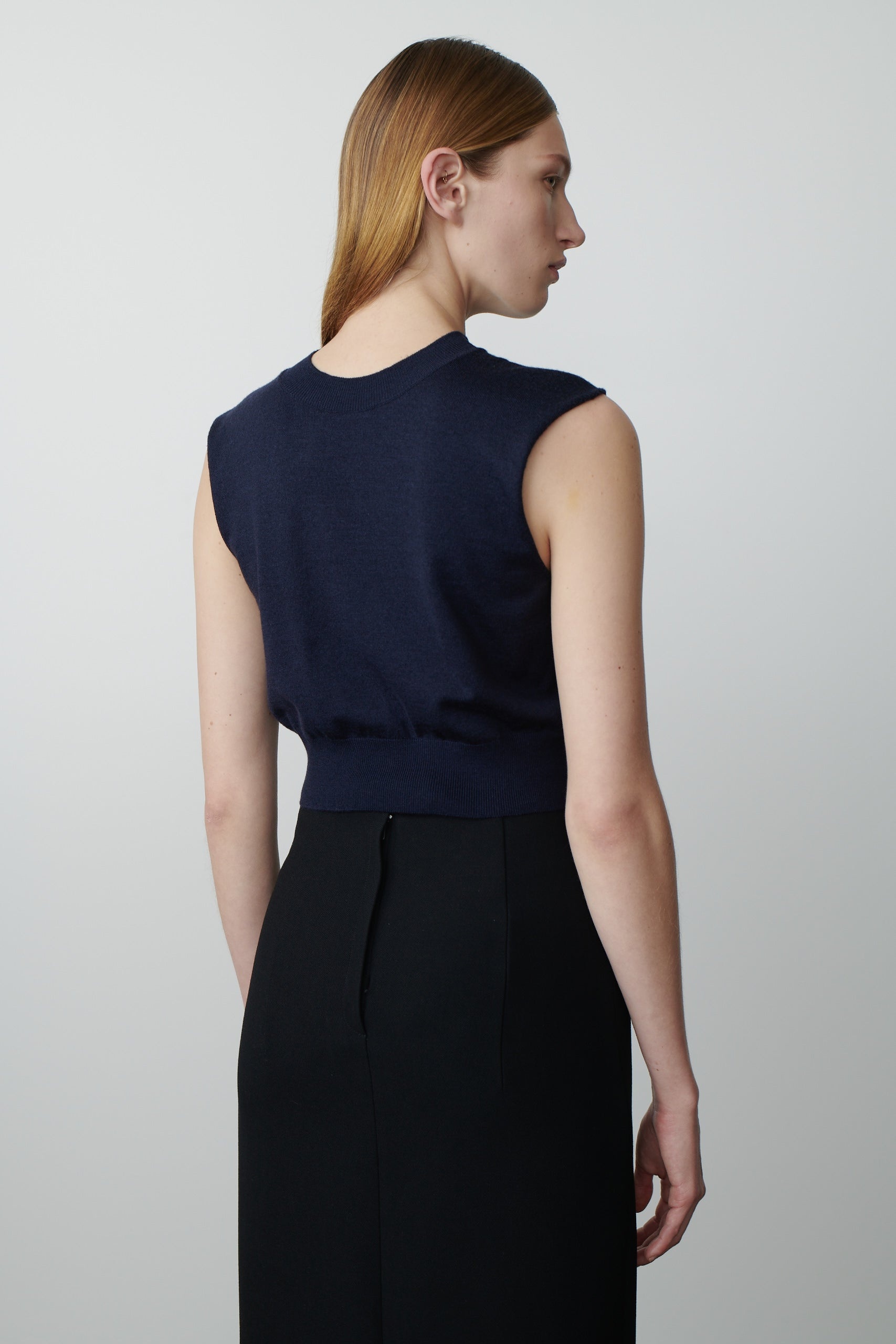 Flavia Top in Wool and Silk - 4