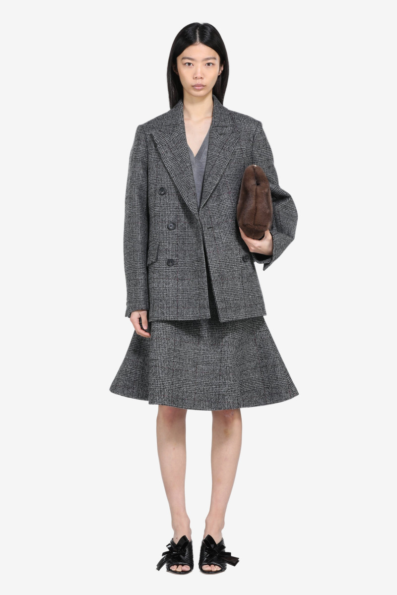 DOUBLE-BREASTED CHECKED JACKET 1