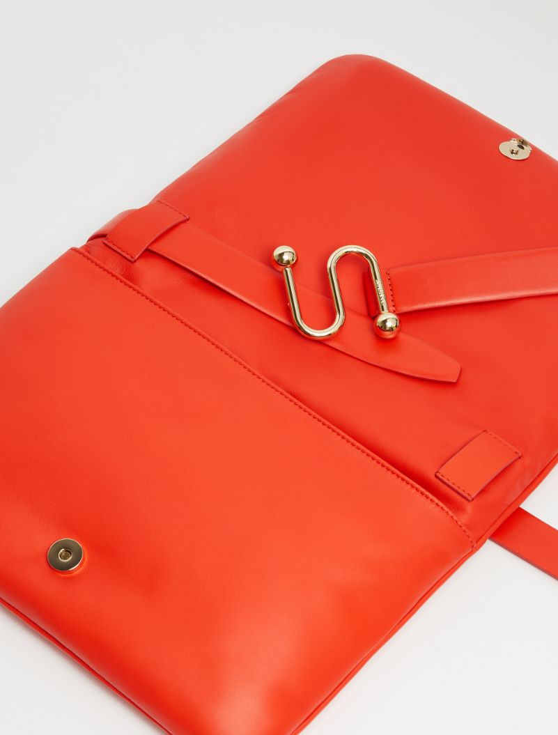 Padded nappa-leather Soffy bag  - RUNWAY - 5