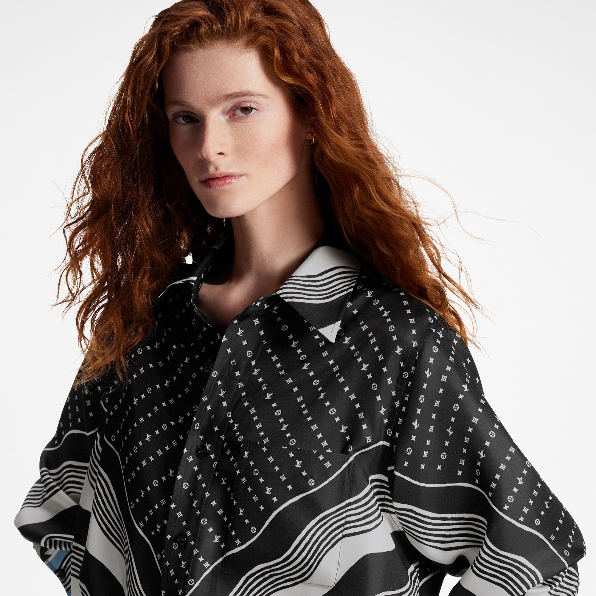 Monogram Wave Pajama Shirt - 3