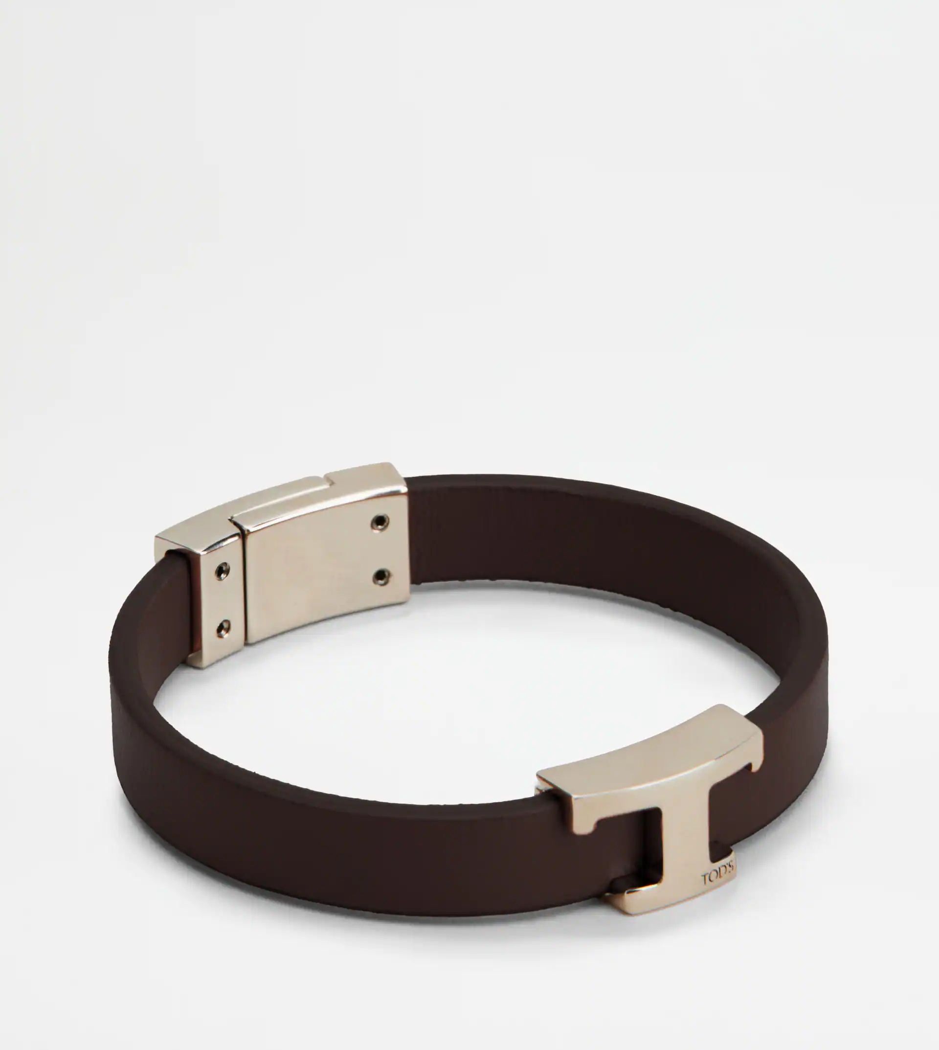 TIMELESS BRACELET IN LEATHER - BROWN - 2