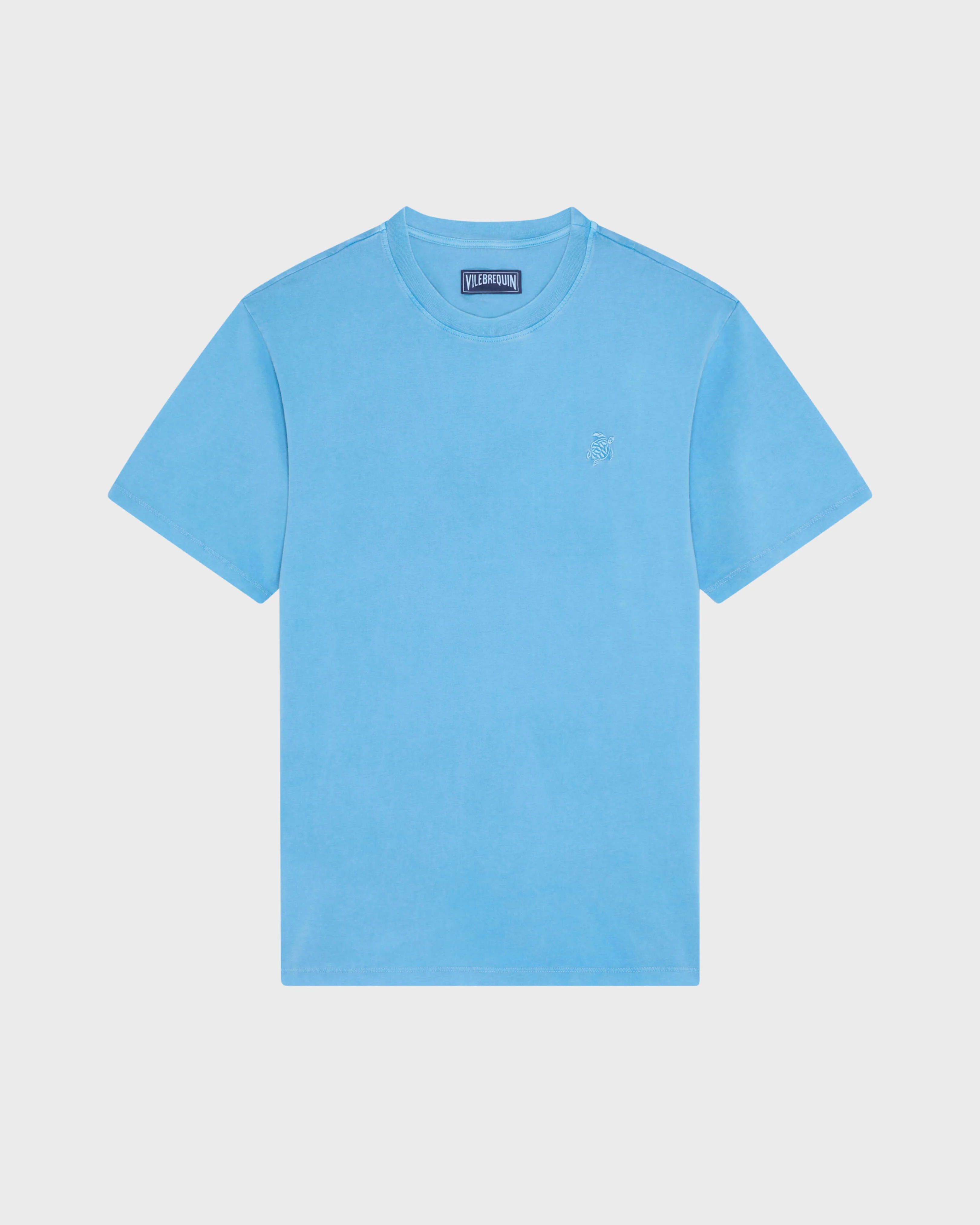 MEN MINERAL DYE COTTON T-SHIRT - 1