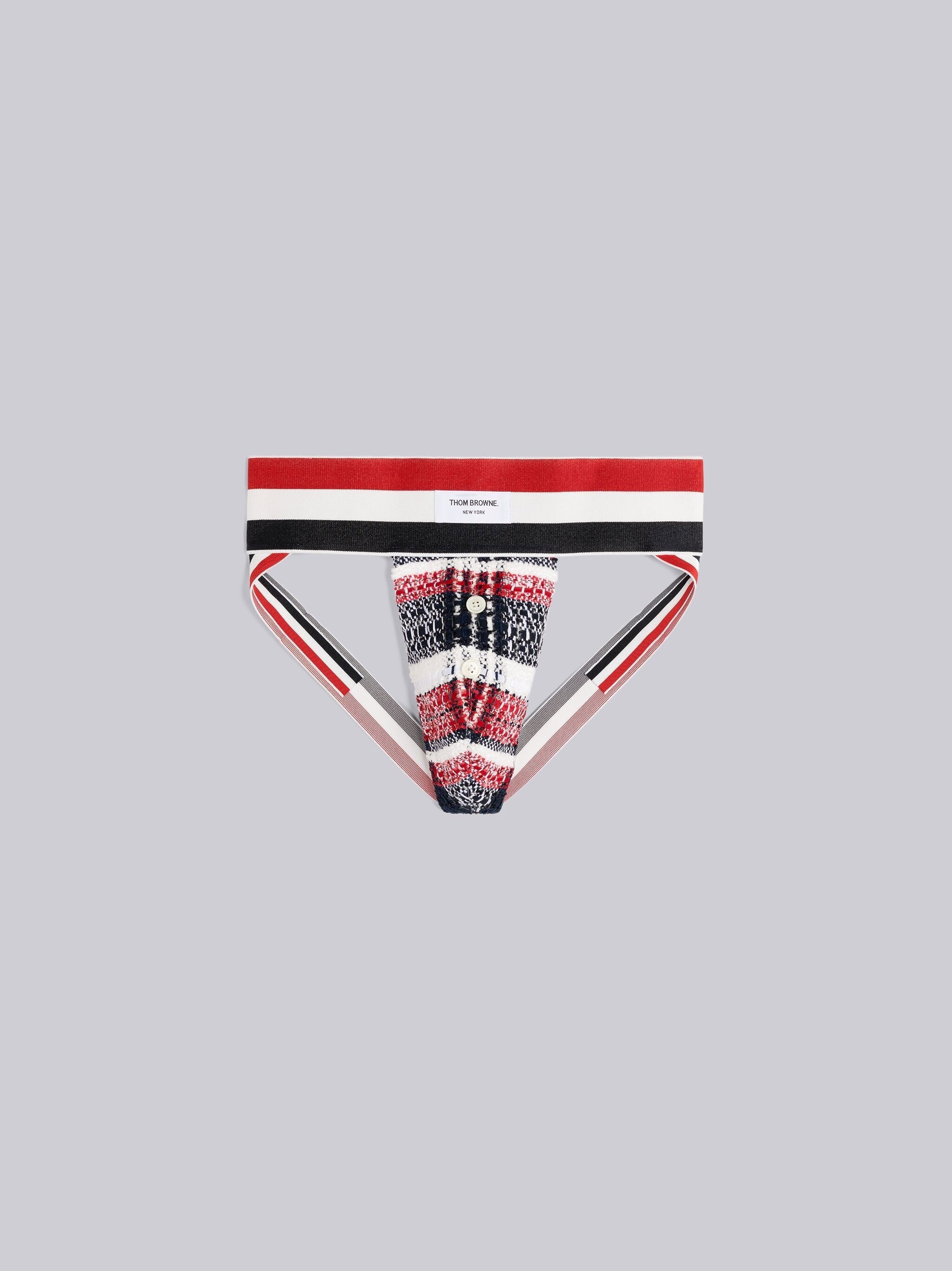 Chenille Tweed Jockstrap - 1