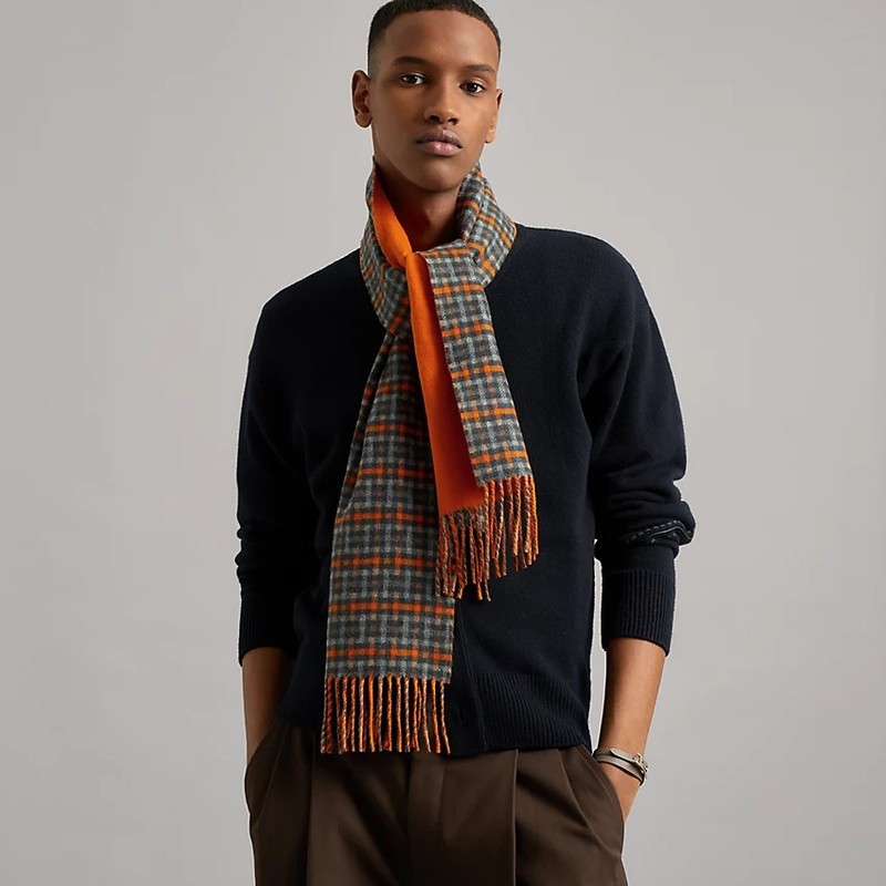 H Ecossais Recto-Verso muffler 1