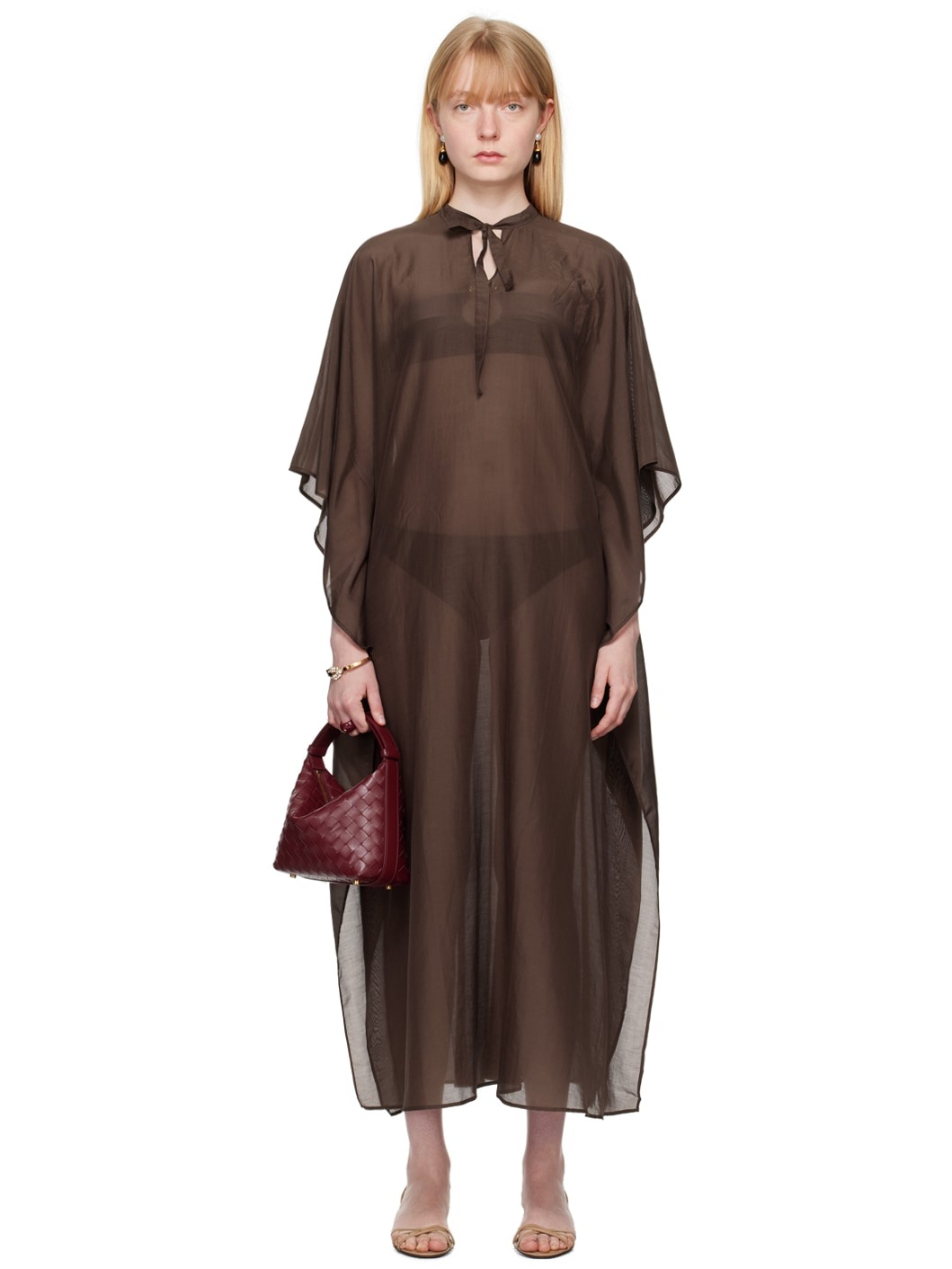 Brown Cove Maxi Dress - 1