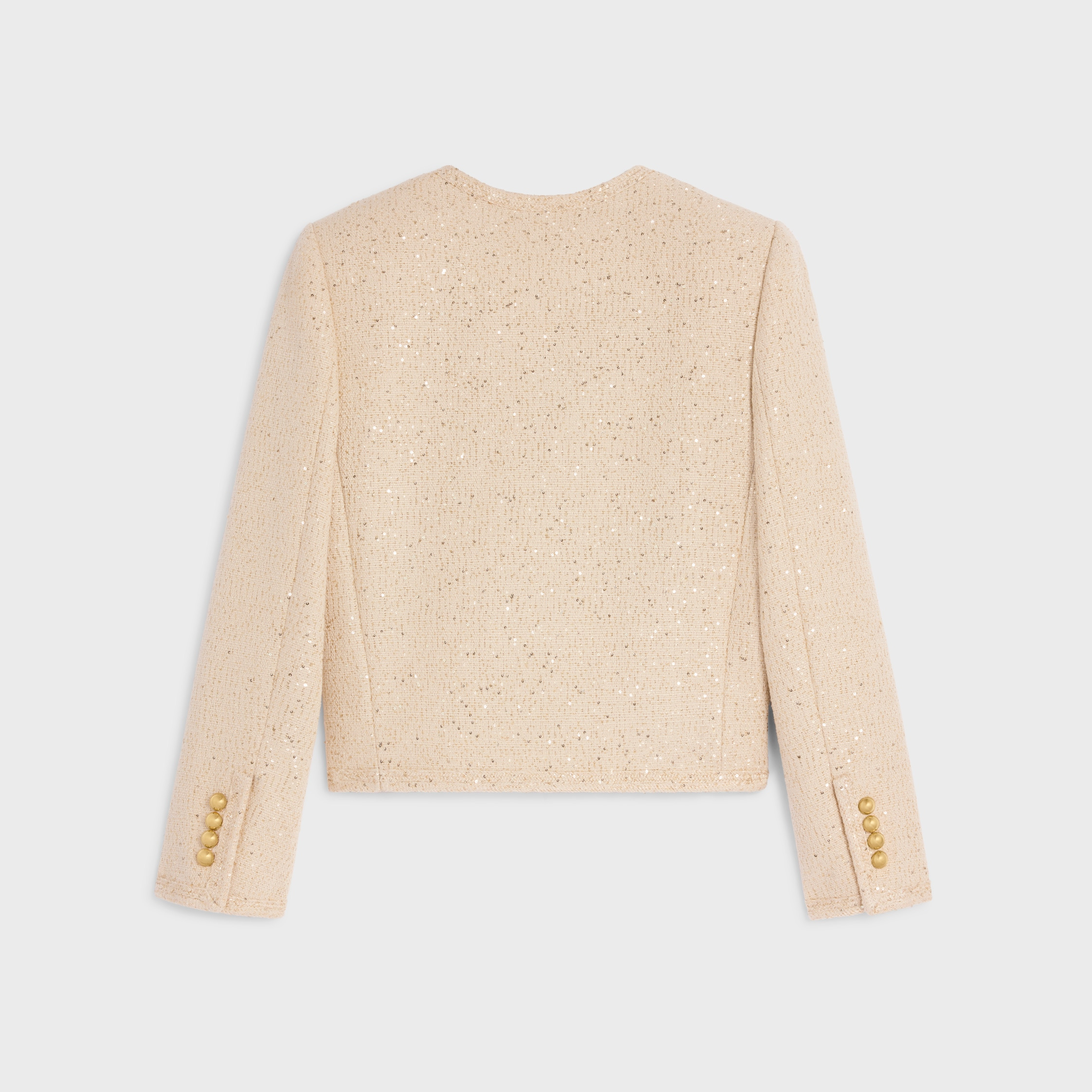chelsea jacket in sequin silk tweed - 2