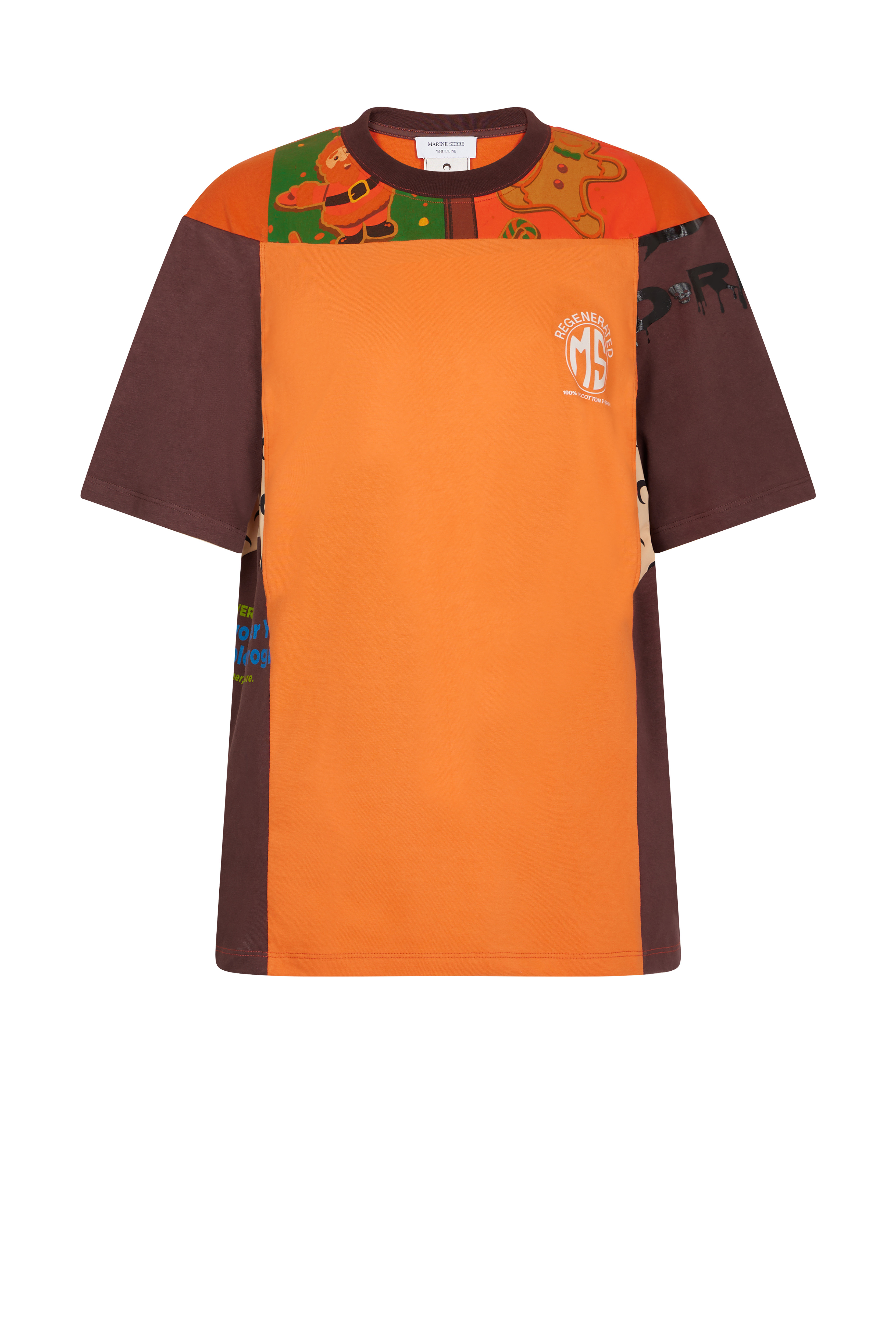 Regenerated Graphic T-Shirt Patchwork T-Shirt - 7