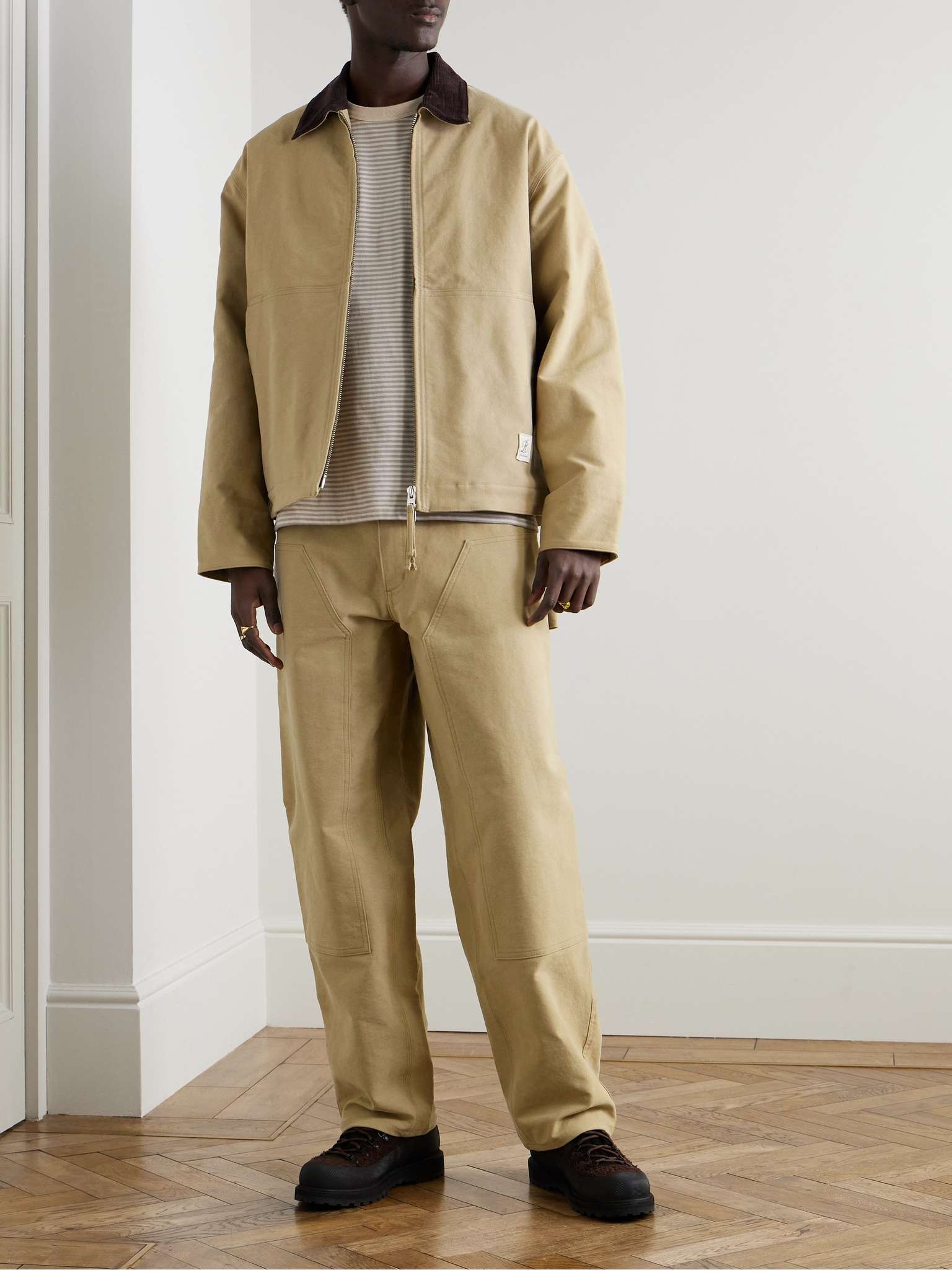 + RSVP GALLERY Ewing Straight-Leg Cotton-Twill Carpenter Trousers - 2