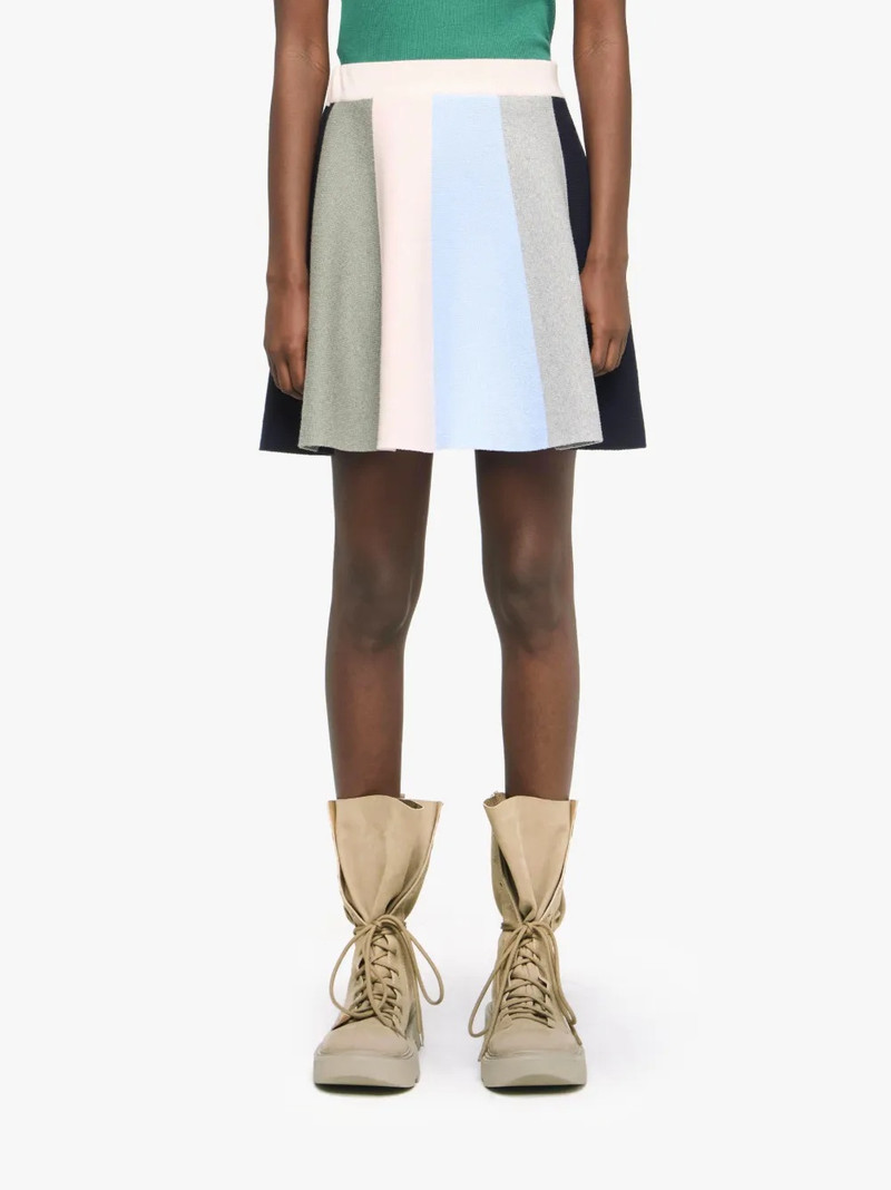 JW Anderson PANELLED SCARF-KNIT SKIRT outlook