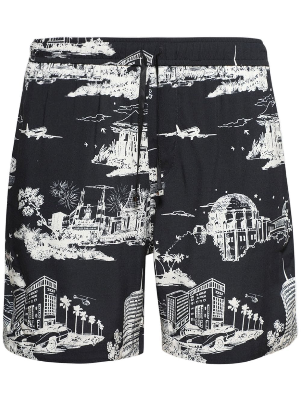 LA Landmark printed shorts - 1