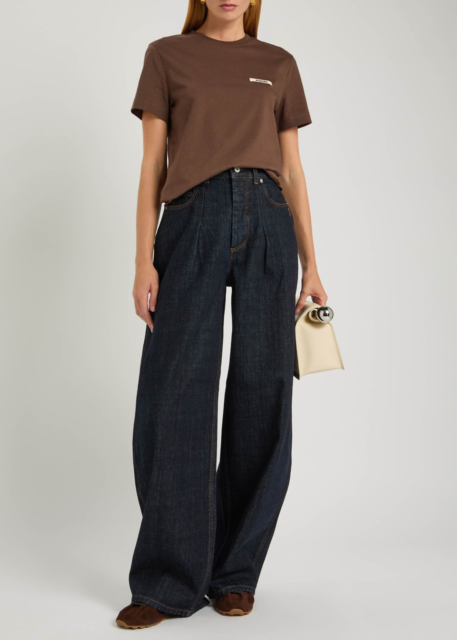 Jacquemus La Ovalo De-nîmes Wide Barrel-leg Jeans - 4
