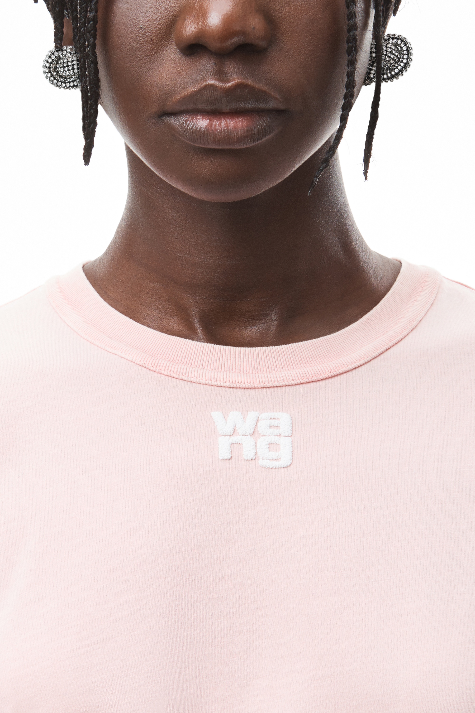 SHRUNKEN TEE IN STRUCTURED JERSEY - 4