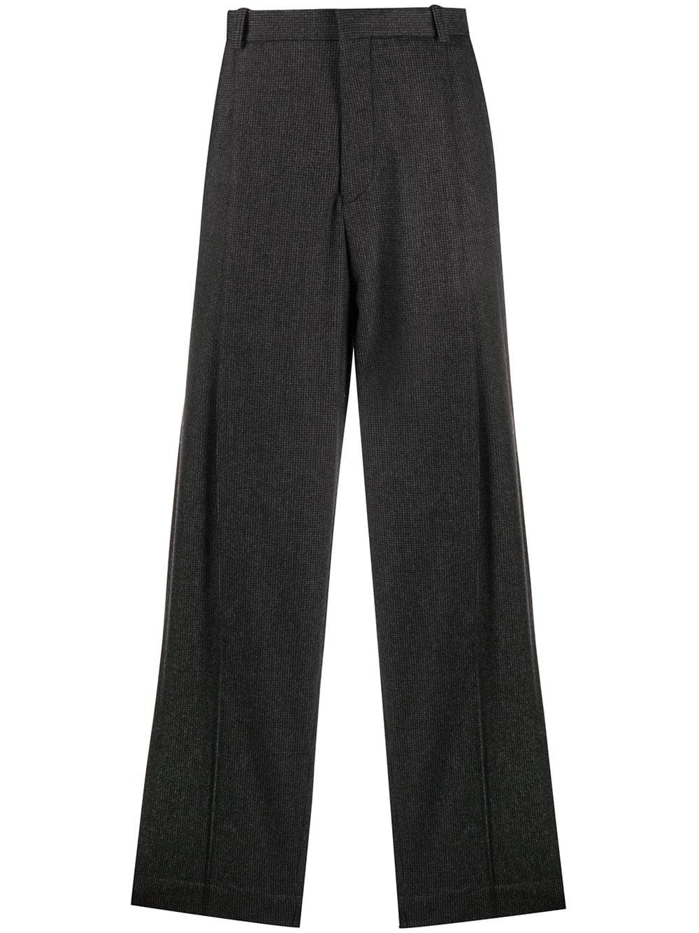 Brittanica houndstooth wide-leg trousers - 1