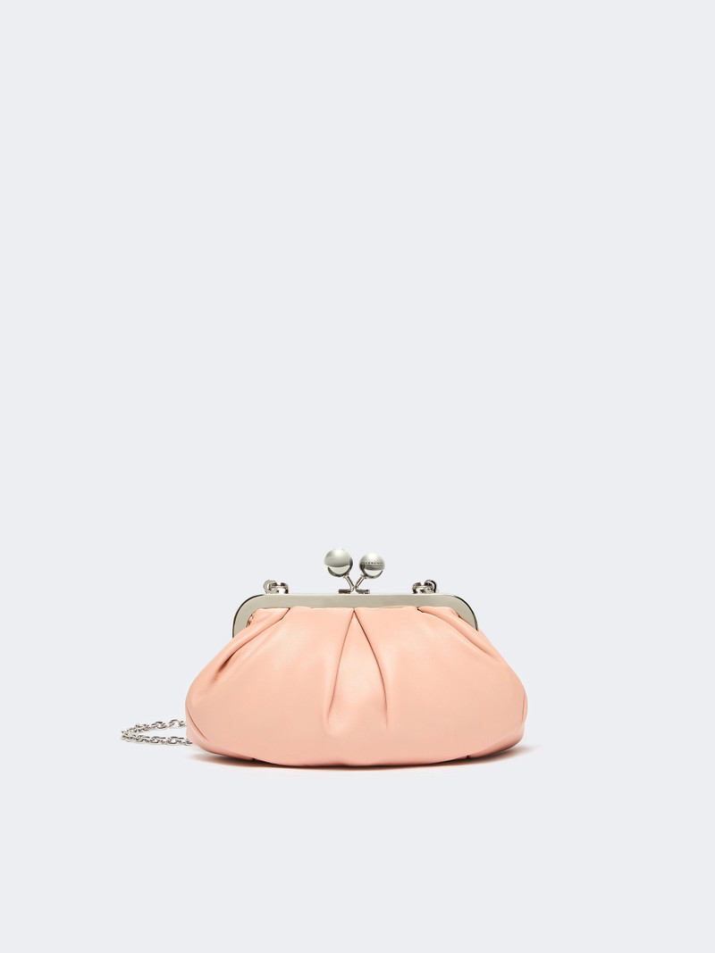 PRATI Small sheepskin Pasticcino Bag - ANTIQUE ROSE 1